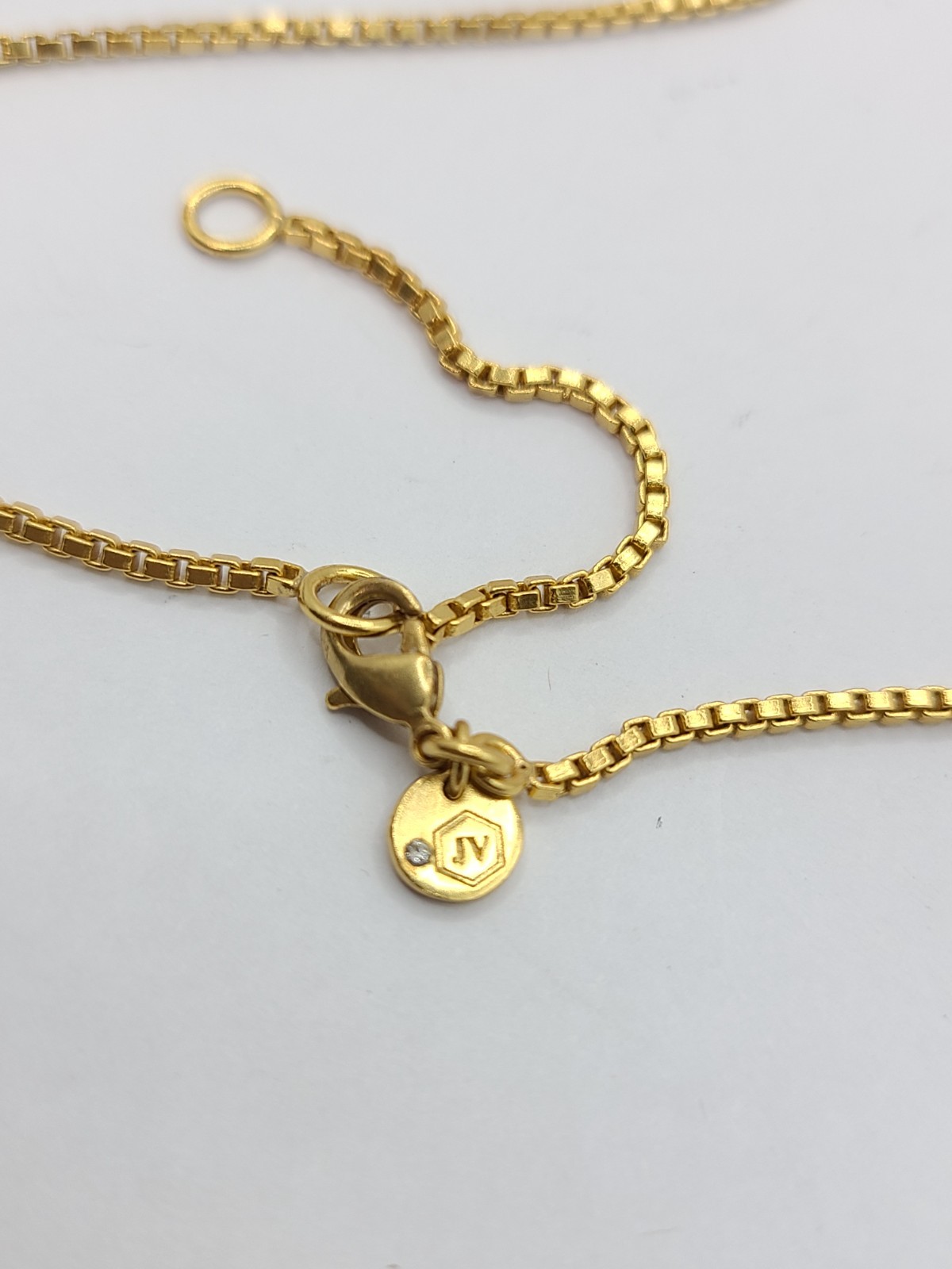 Julie Vos Wave Pendant 24K gold plated Necklace 34″