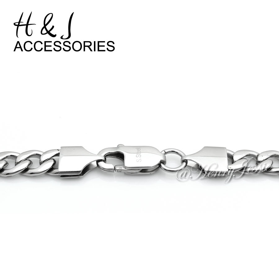 24″MEN Stainless Steel 6mm Silver Cuban Curb Chain Plain Allah Round Pendant*P78