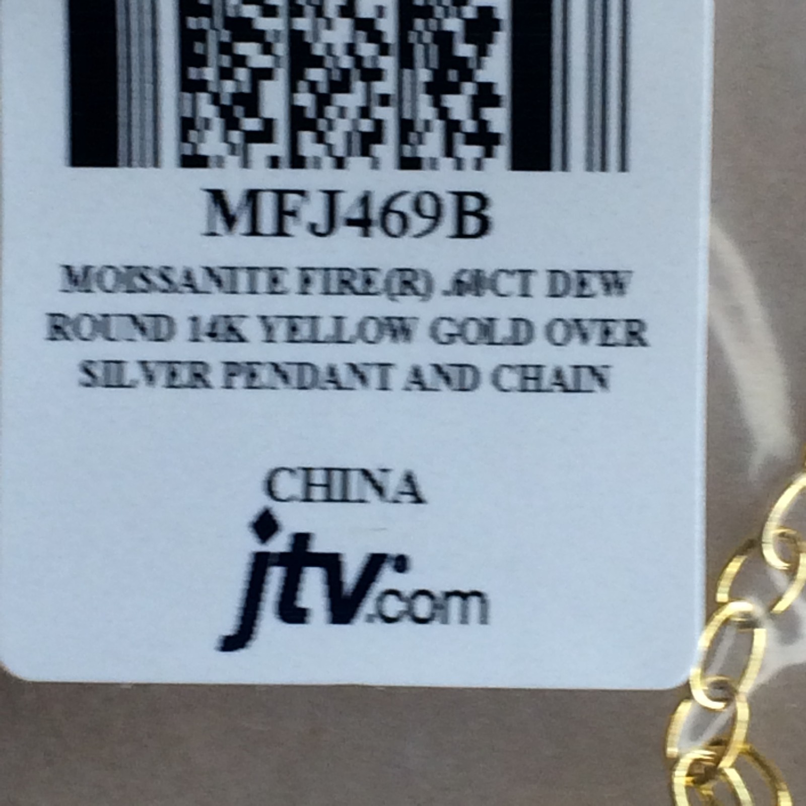 Moissanite 14k Yellow Gold Over Silver Solitaire Pendant .60ct DEW NEW
