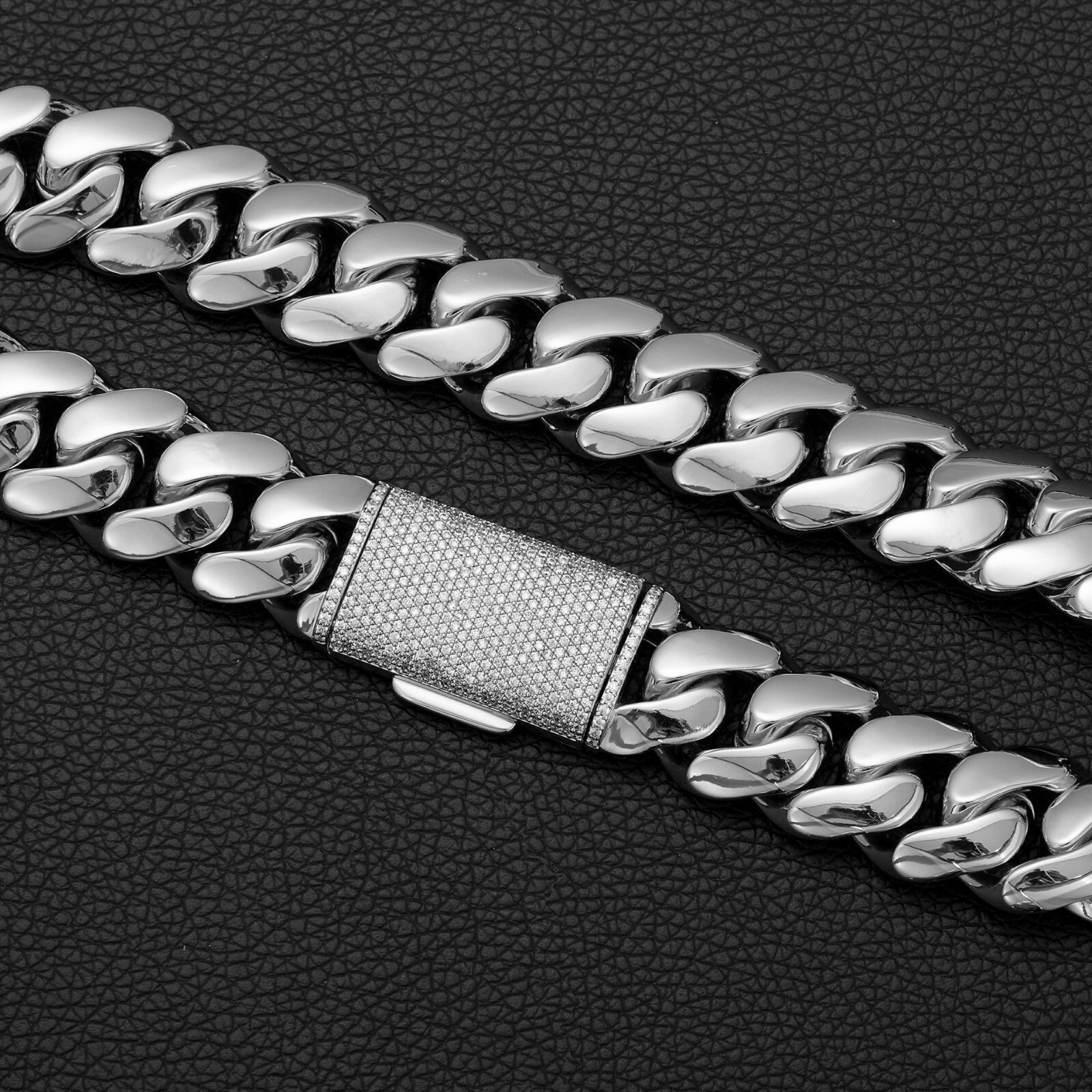 10-22mm Stainless Steel Miami Hip Hop Cuban Chain Necklaces or Bracelets