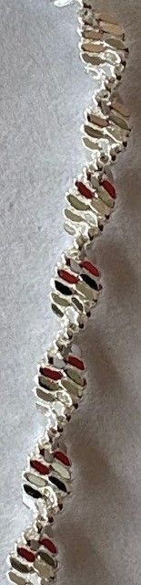 324–Double Water Wave Chain 24″ in .925 Sterling Silver Plated Necklace NEW