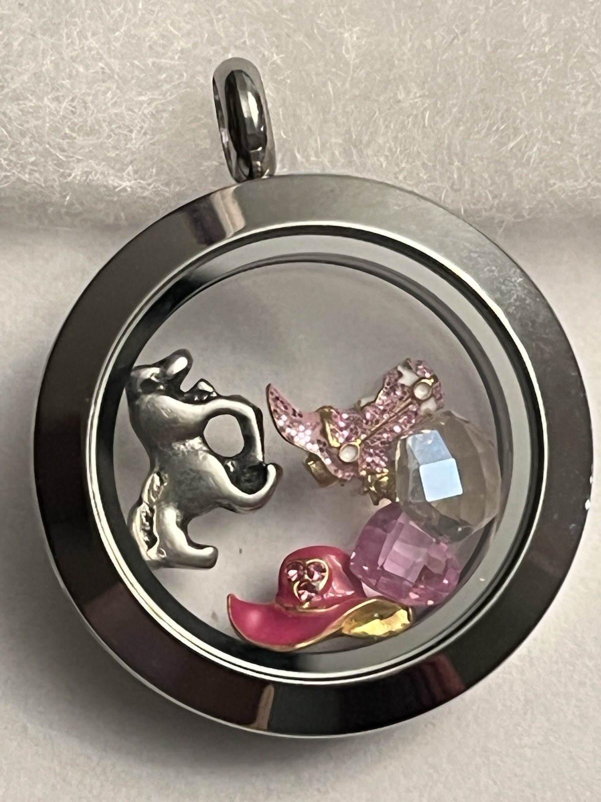 Origami Owl Medium Hinged Cowgirl Locket
