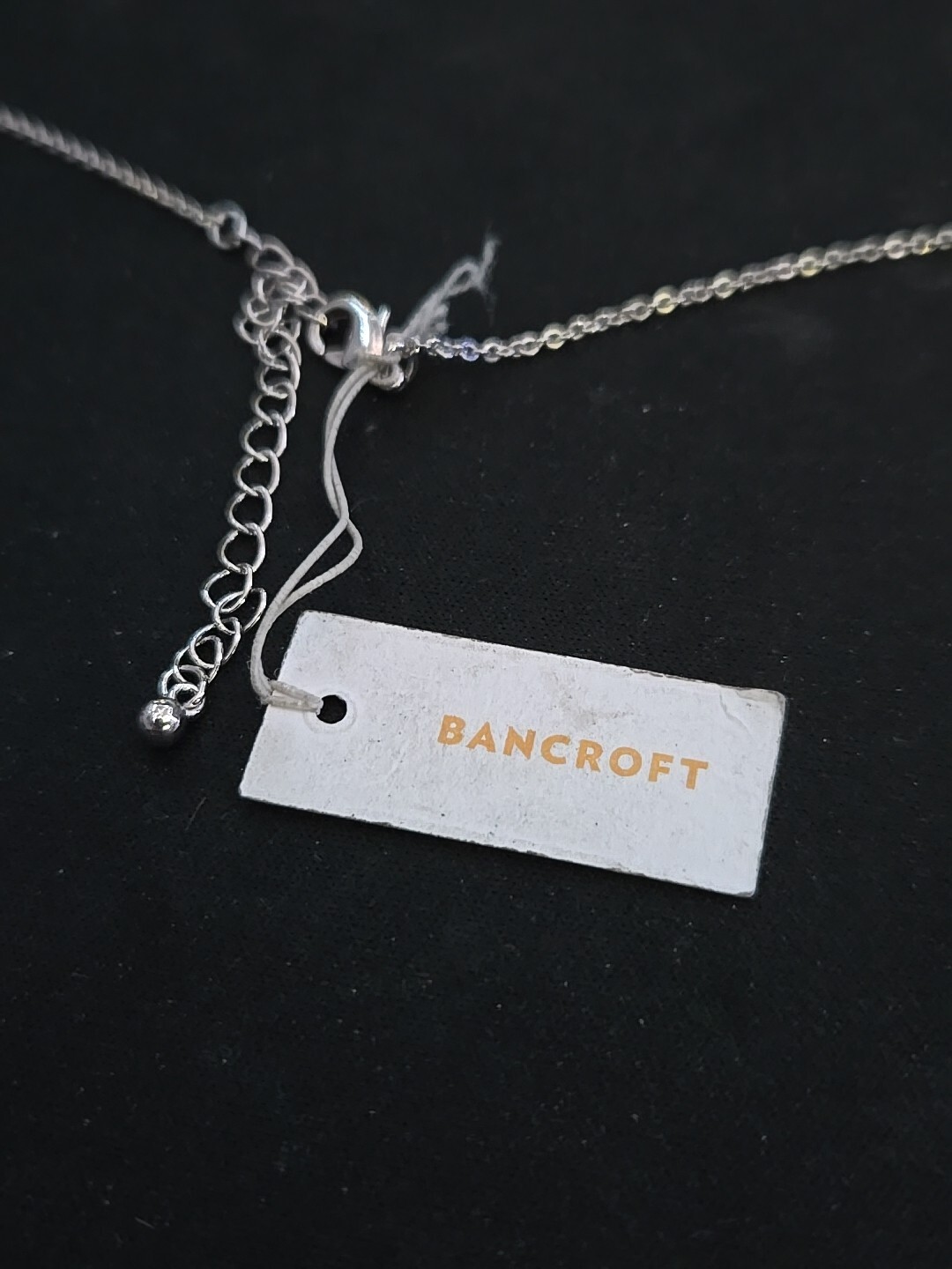Bancroft Women’s Silver Ring Double Circle Necklace- New With Tag- Adjustable