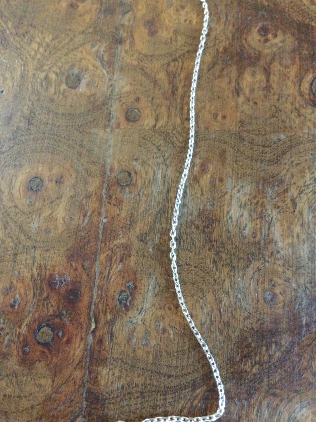 Sterling Silver Circle Chain Link Origami Owl 19.5in Length