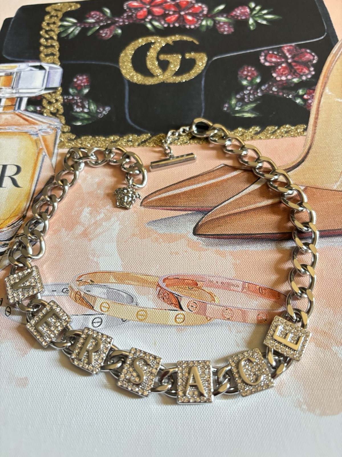 Fashion Monogram Chain Necklace