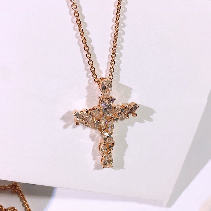 Swarovski Charming Cross Shape Necklace