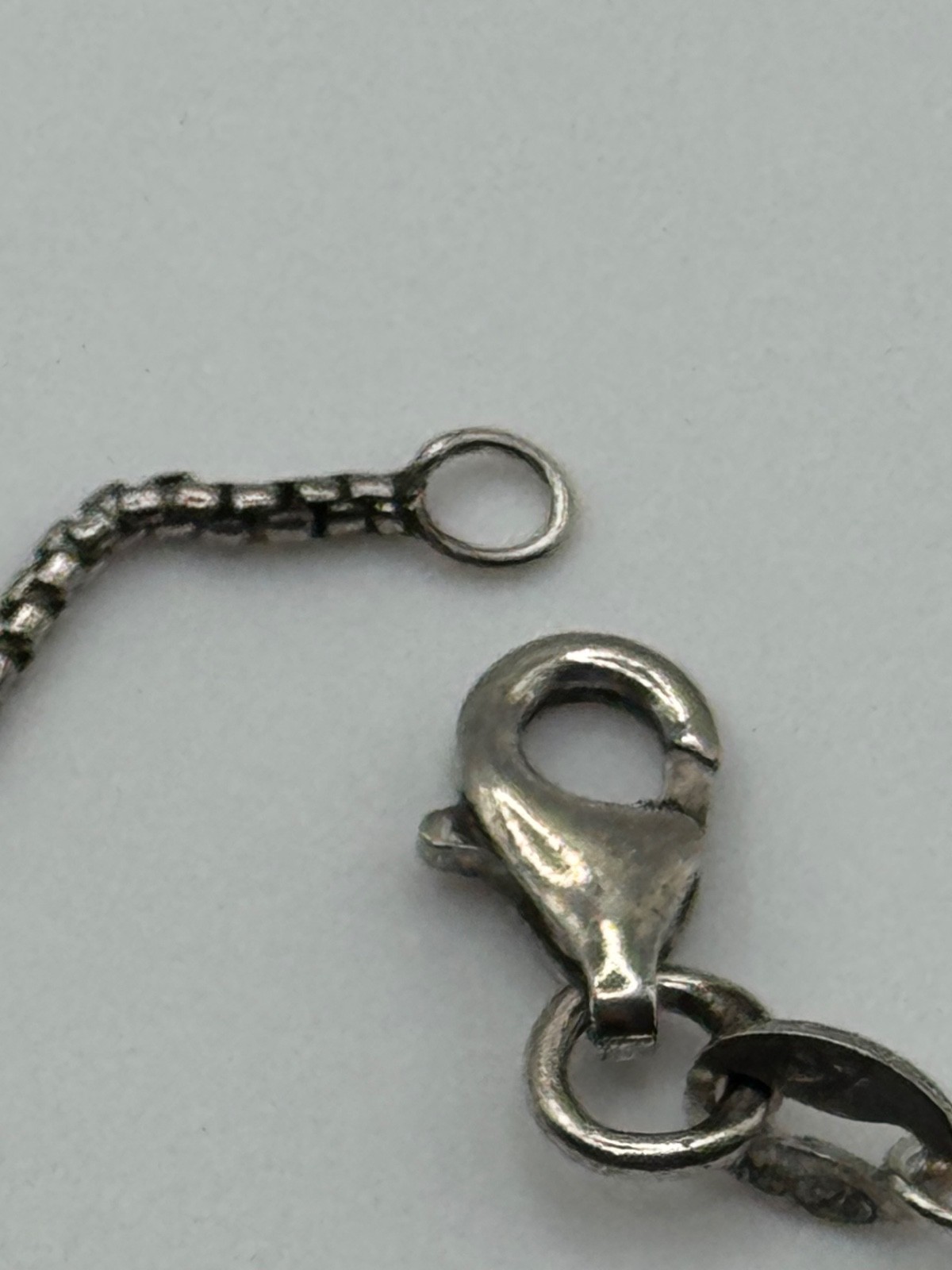 Or Paz Israel Roman Glass Sterling Silver Enhancer Pendant Necklace