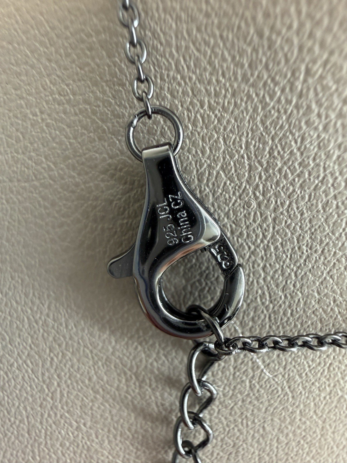 Diamonique Jennifer Miller Mini Heart Necklace 925 Pavé CZ 16-20″ Chain RETIRED