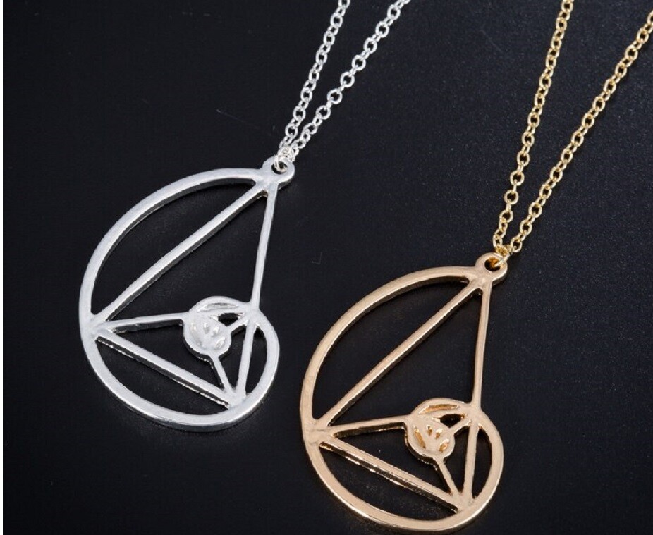 Fibonacci Spiral / Golden Ratio Sacred Geometry Silver or Gold Pendant Necklace