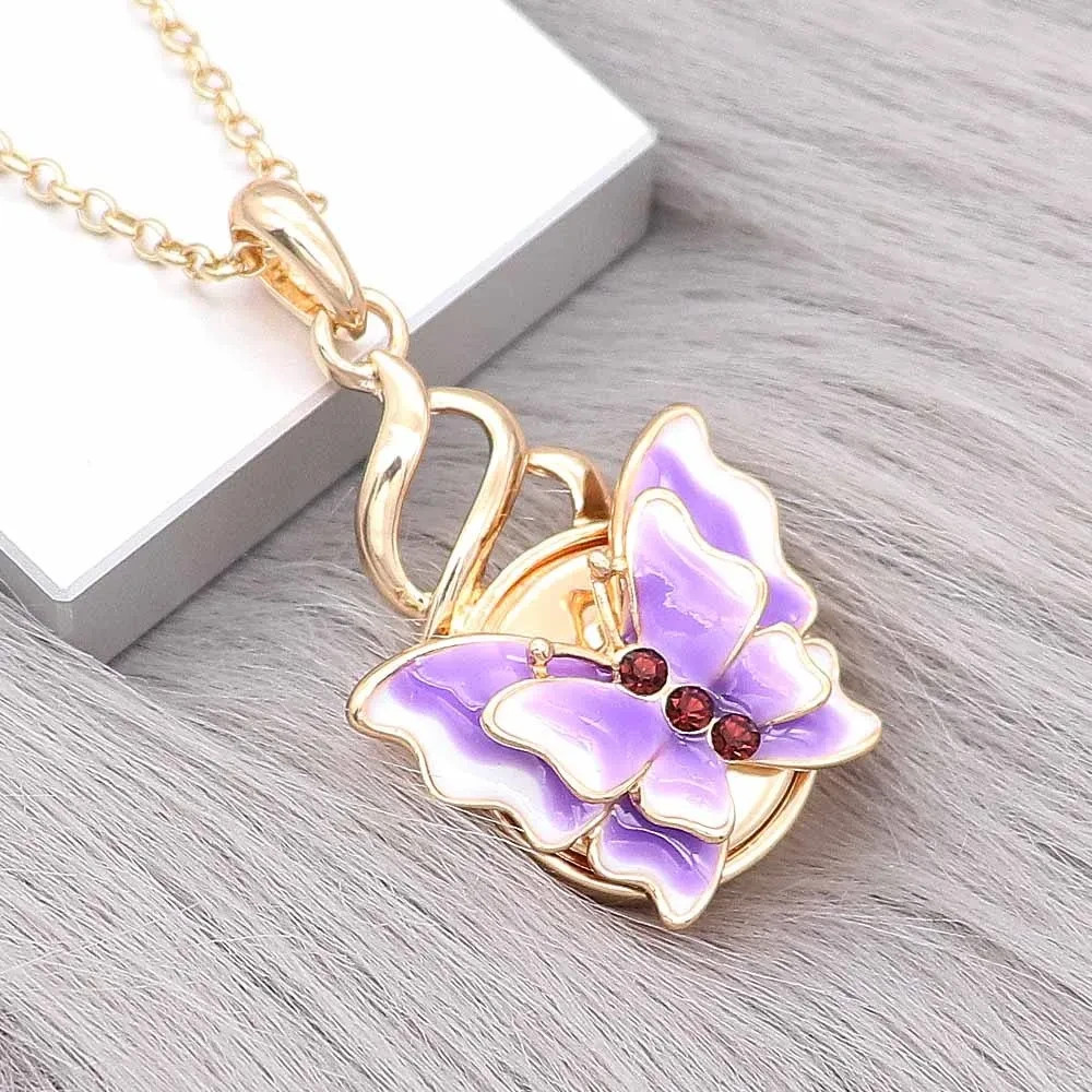 Snap Jewelry Gold Pendant Swirl Designer Fits 18-20mm Ginger Style Charms NEW