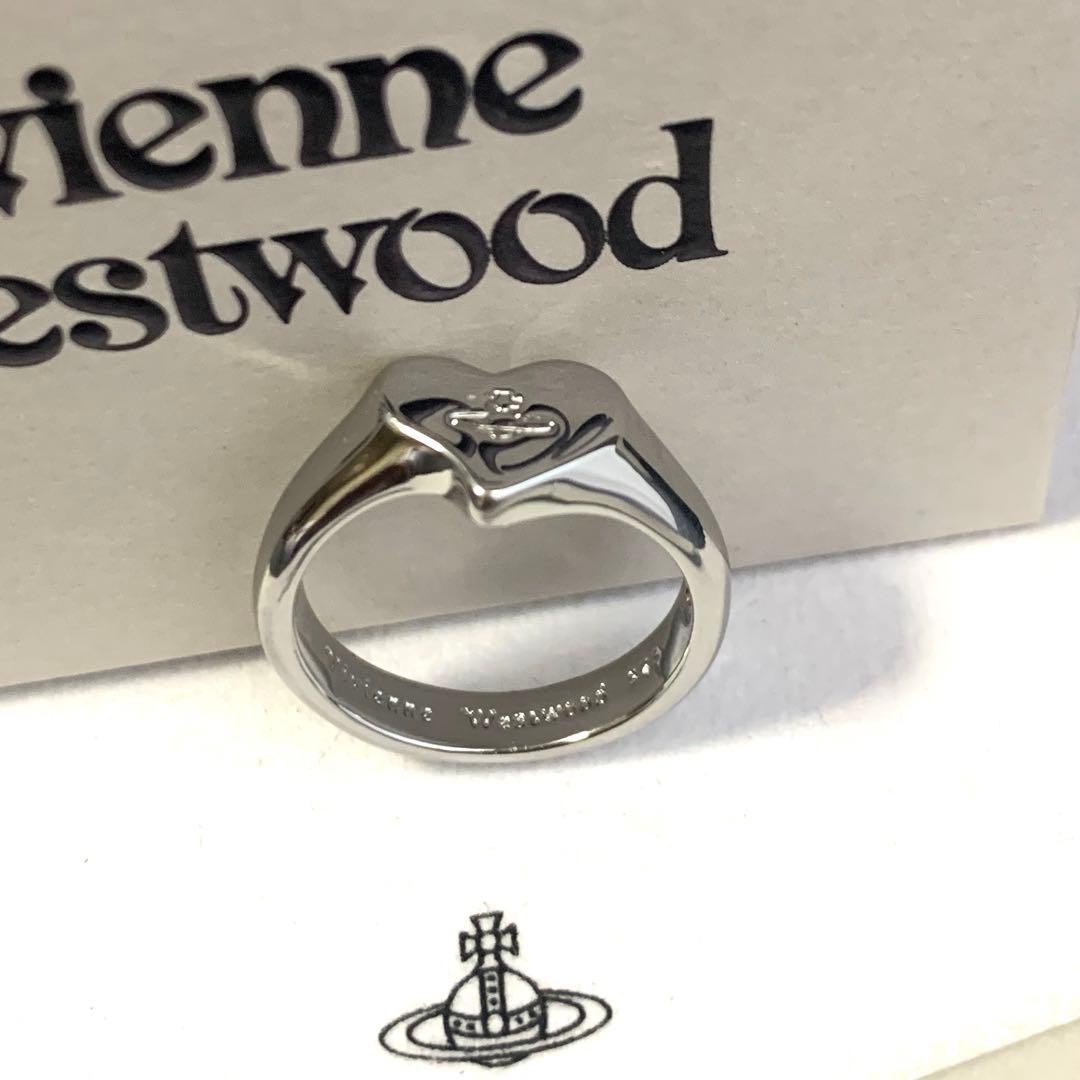 Vivienne Westwood Ring Size 6.5-7 Silver Logo NO BOX [EJ204