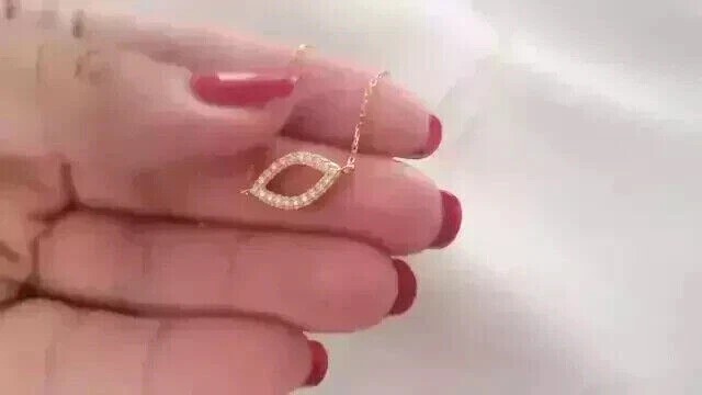 Round Cut Simulated Diamond Women’s Pretty Pendant In 14K Yellow Gold Plated