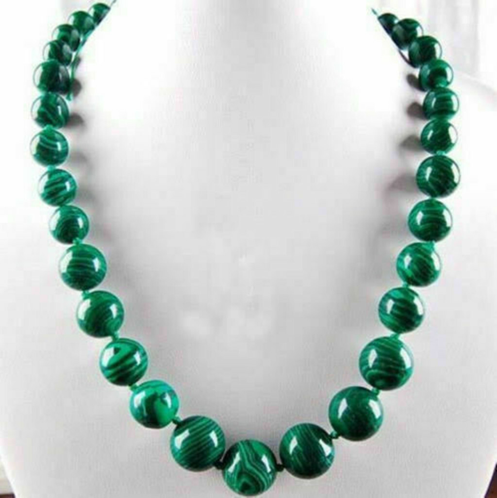 AAA Beautiful Fashion 6-14mm Multi-Color Gemstone Round Beads Necklaces 18in