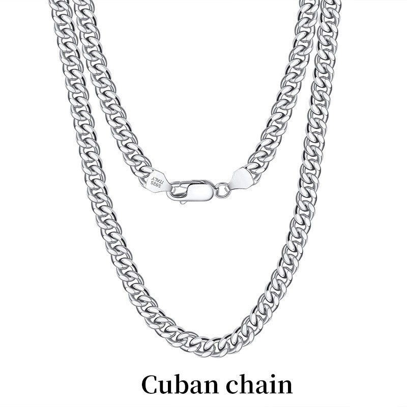 925 Silver Plated Chain Necklace, Multi-Style, Lengths, Layering, Gift for Women