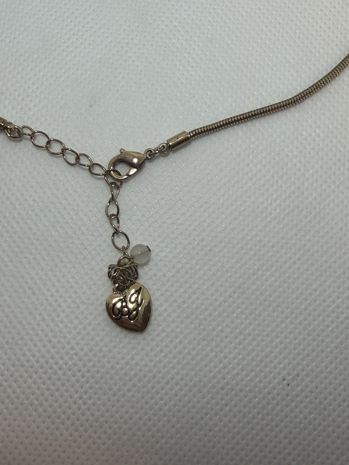 Gold Tone Butterfly Pendant Snake Chain Necklace, Multicolor Rhinestones