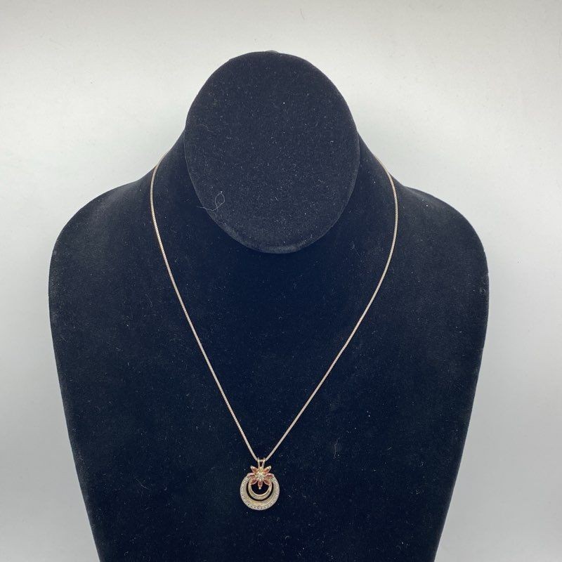 Sterling Silver 925 Jewelry Lot 3pc Mother of Pearl Rose Initial N Pendants