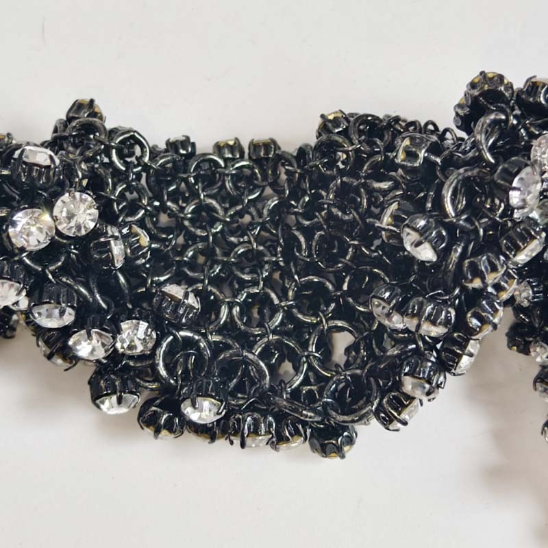 16″ Zara Rhinestone Cluster Statement Necklace Chic Women Party Vacation Jewelry