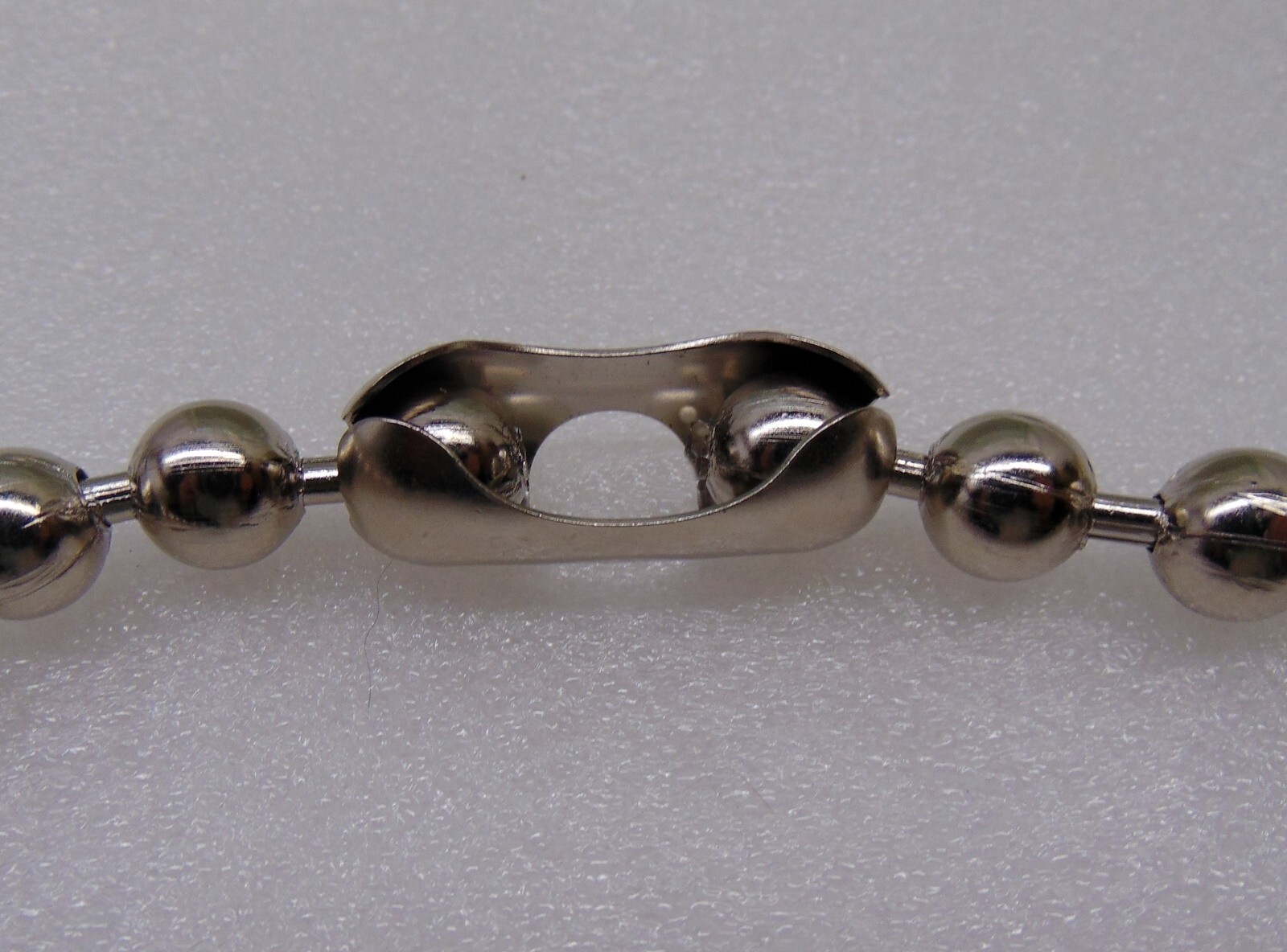 12mm Ball Chain Necklace Choker 18″ ~ NPS Steel Beads 1/2″ ~ Danny Count Koker