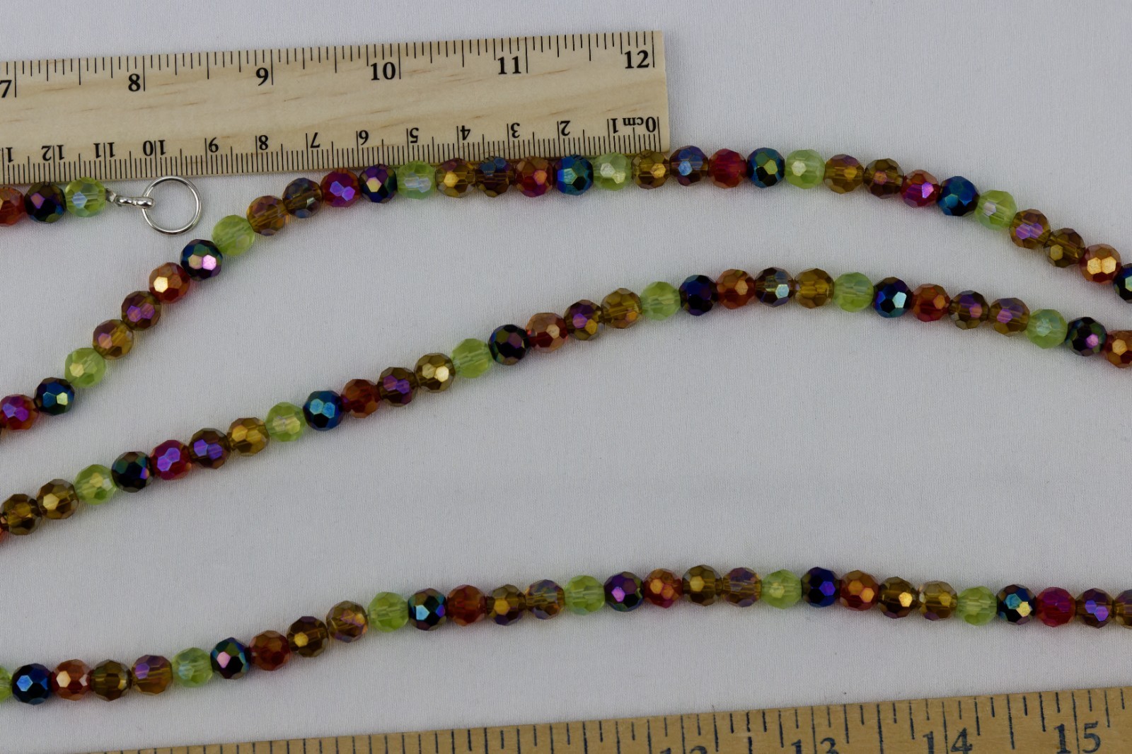 Multi-color Faceted Glass Bead SET