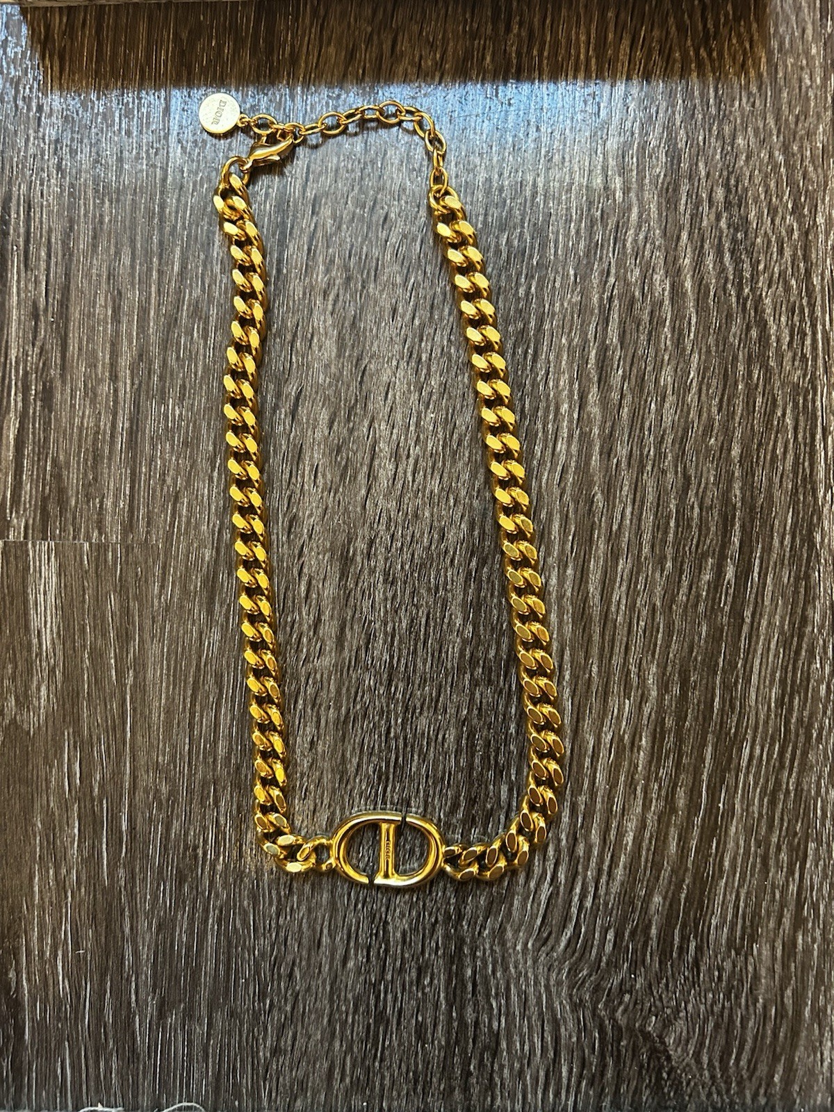 Christian Dior CD Chain Choker