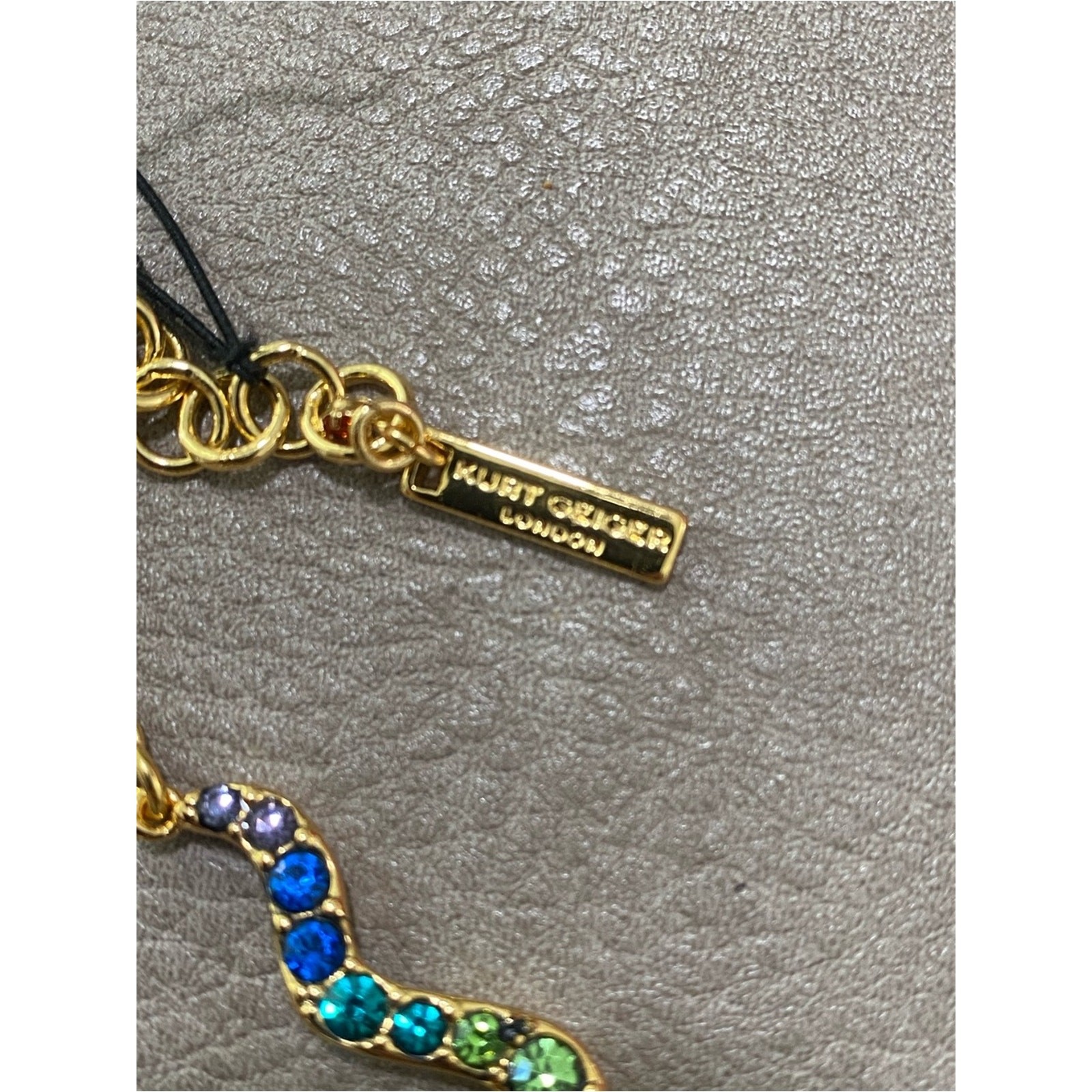 Kurt Geiger Rainbow Wave Collar Necklace NWT