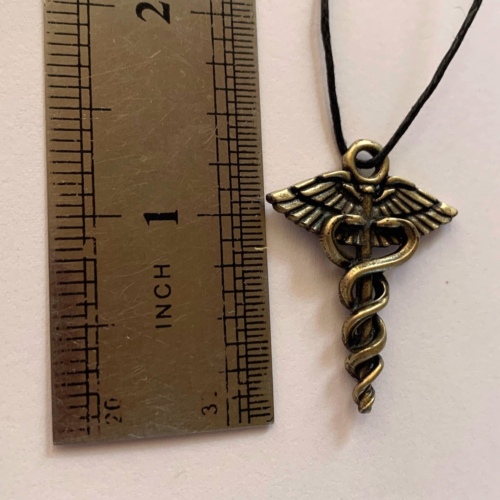 Caduceus Necklace – Medical Pendant for Doctor Nurse EMT Paramedic | Graduation