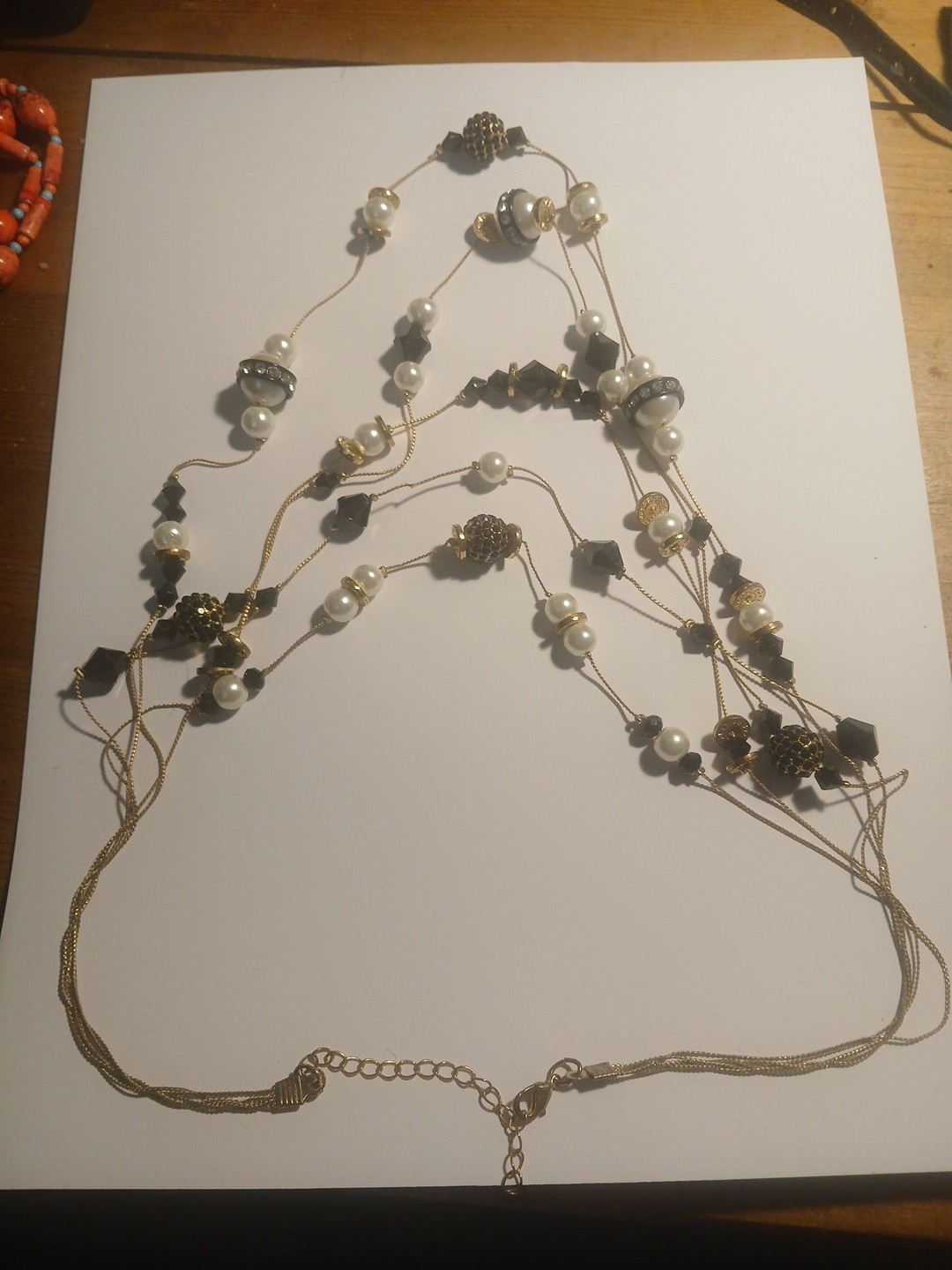 Handmade Necklace With 5 Bands