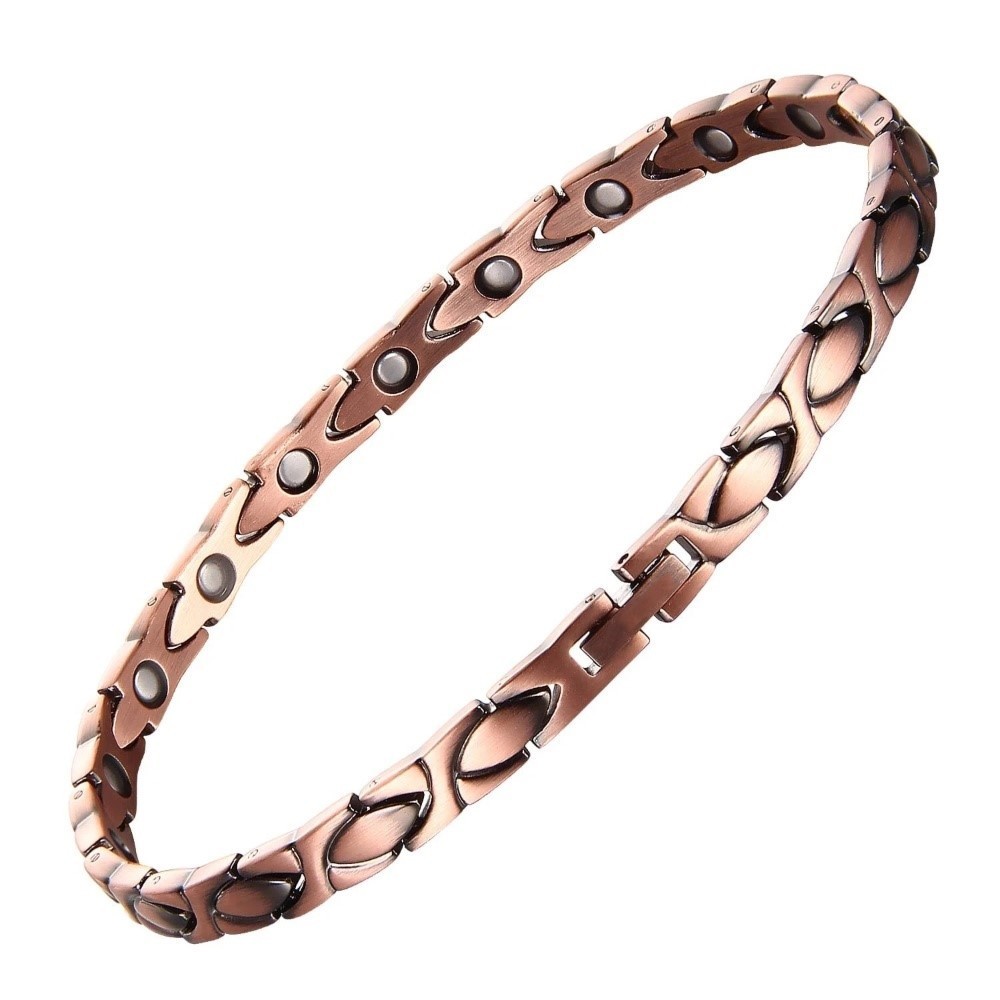 Super Strong Pure Copper Arthritis Therapy Magnetic Bracelet Women Dainty Gift