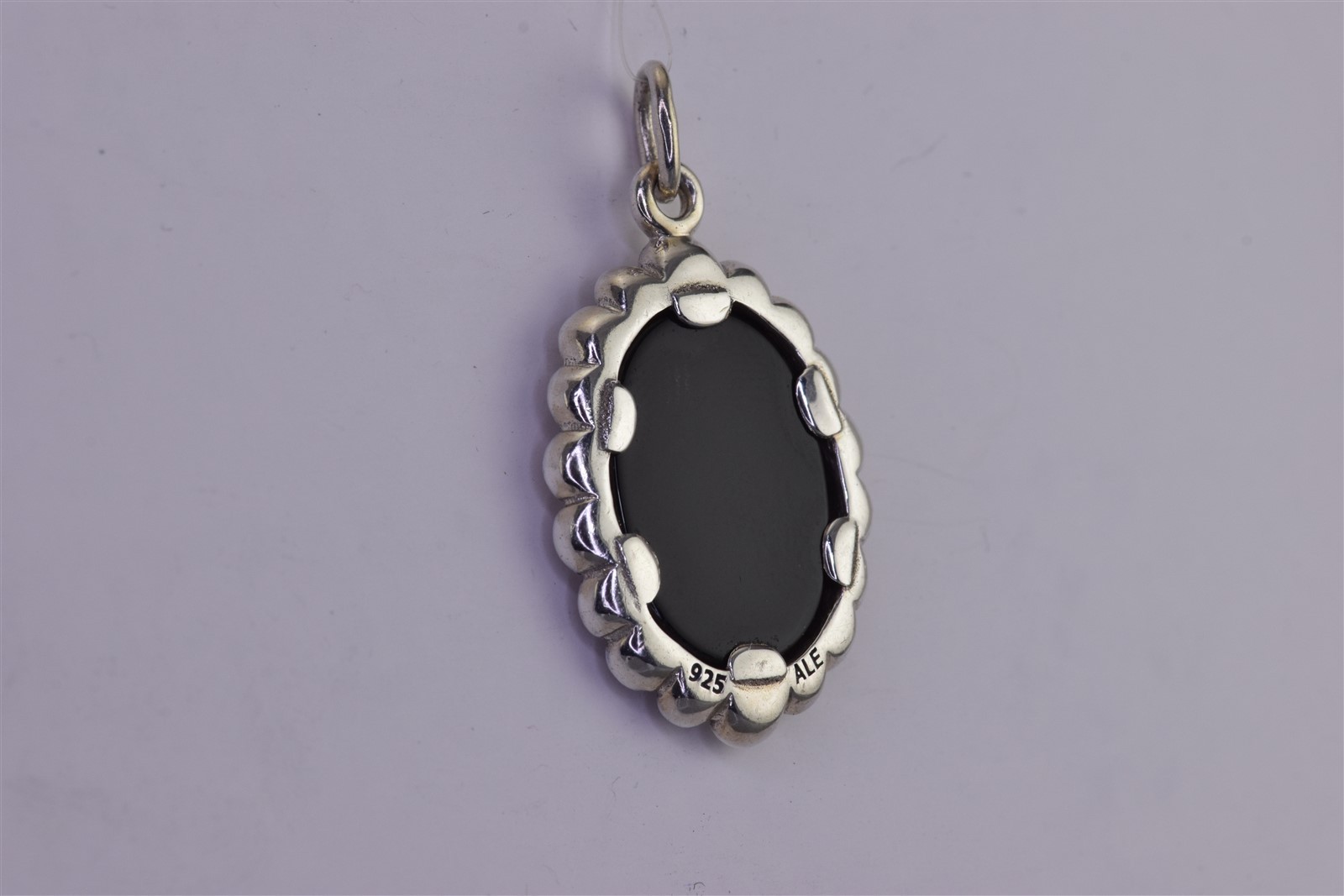 RARE PANDORA Sterling Silver 29mm x 19mm Carved Cameo ALE 925 Pendant