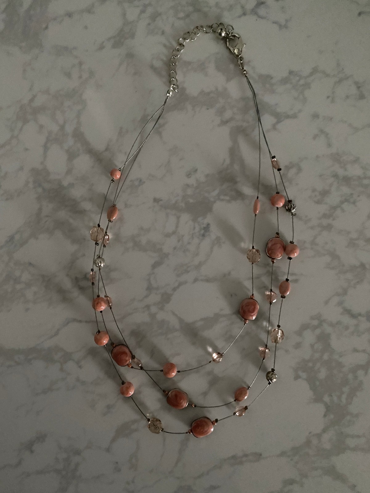 Lot of 3 Layered Multi Strand Necklaces