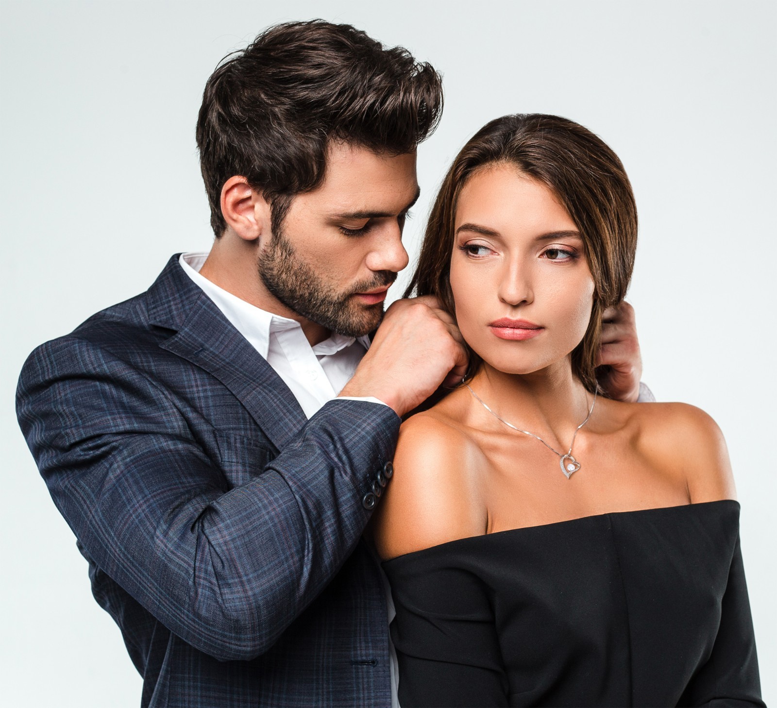 To My Beautiful Wife, Meeting You Was Fate, I Love you Always & Forever Necklace