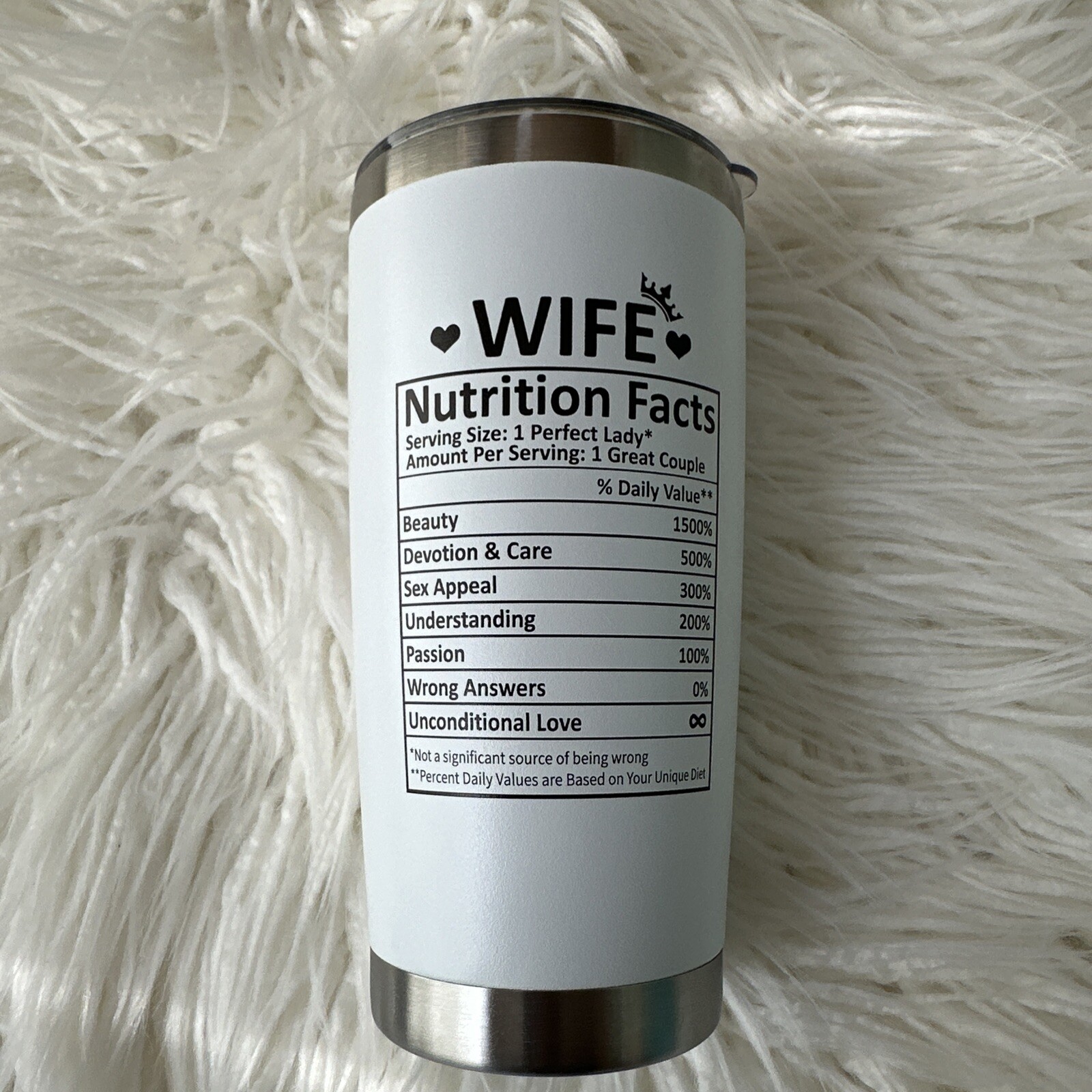 Wife Gifts From Husband, Birthday, Anniversary, Christmas, 20 Oz Tumbler
