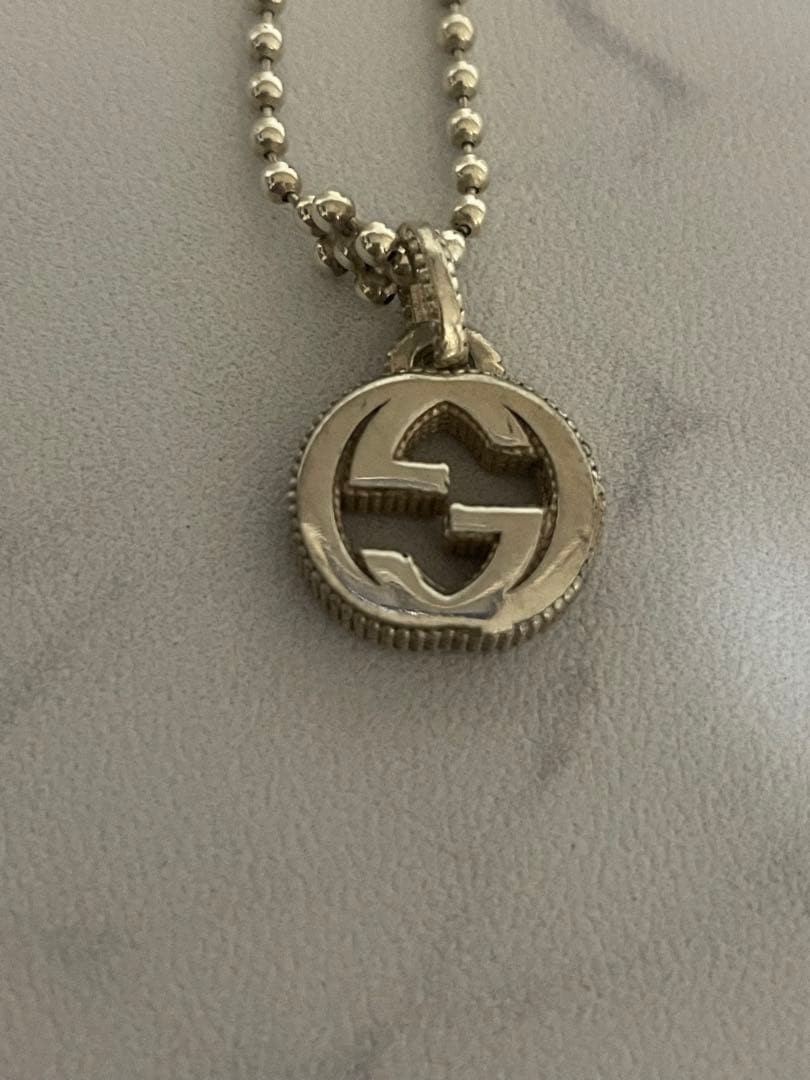 Excellent GUCCI Interlocking G Flower Necklace (with Box And Dust Bag) –