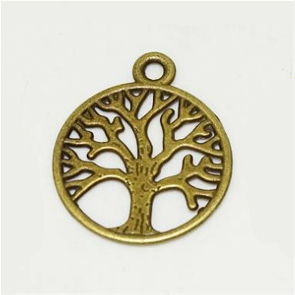 10/20Pcs Tibetan ‘Tree of Life Circle’ Charms Pendants For Jewelry Finding