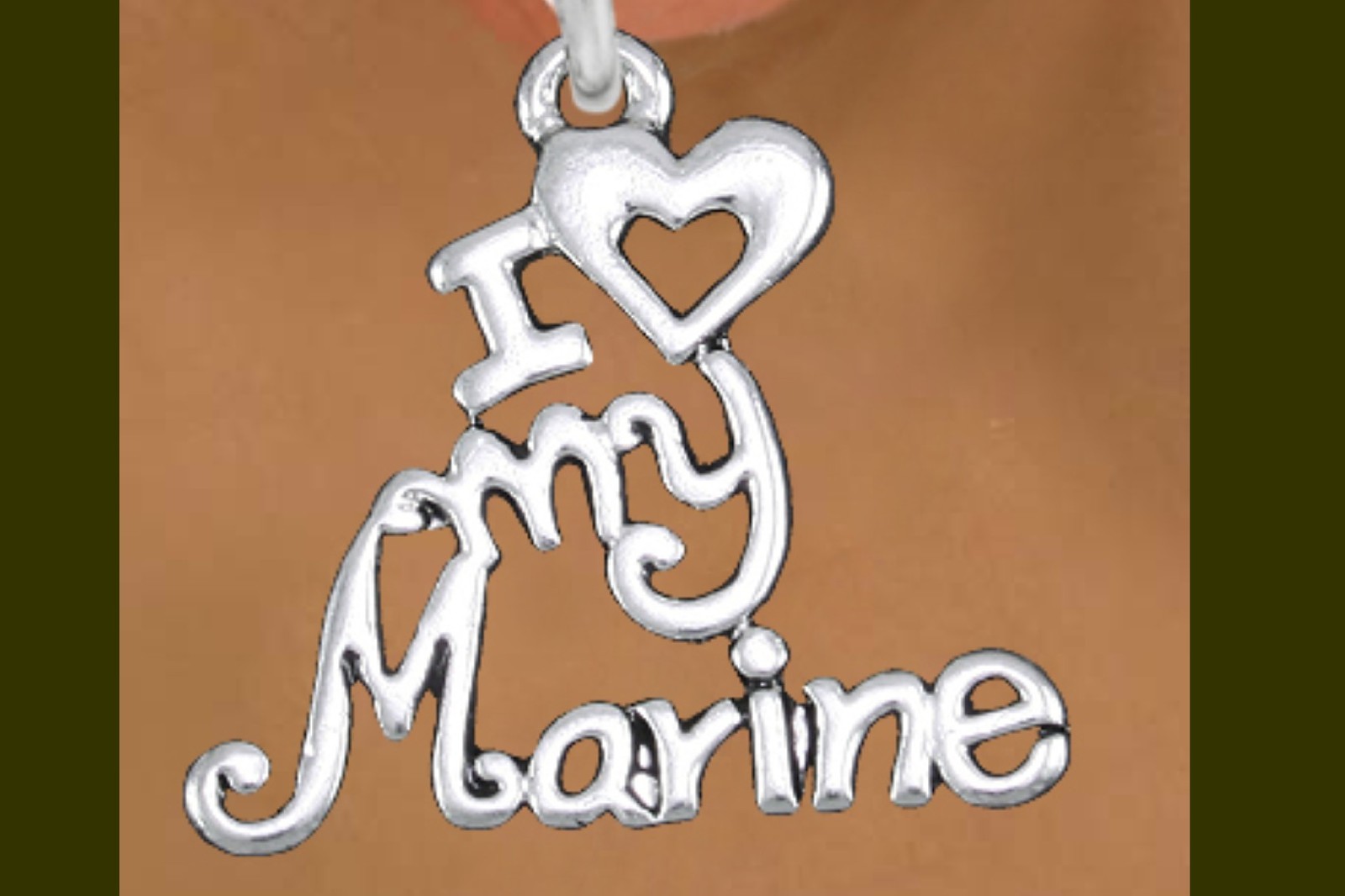 SAILOR NAVY MARINE Love Heart Grandmother Wife USA Patriotic Military Jewelry