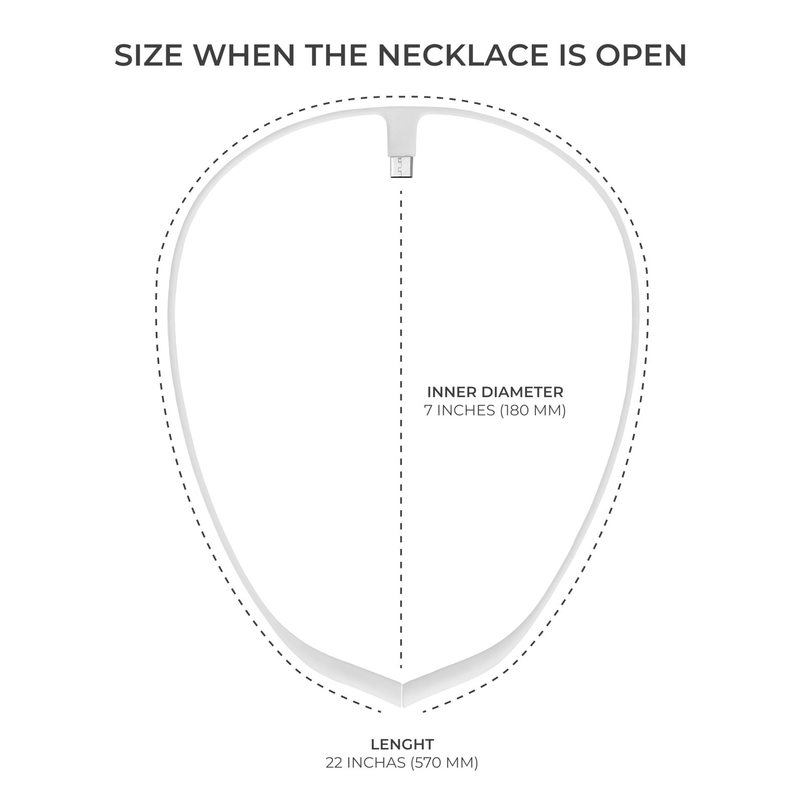 Upright Magnetic Posture Necklace for GO S & GO 2 Trainer – Adjustable & Stylish