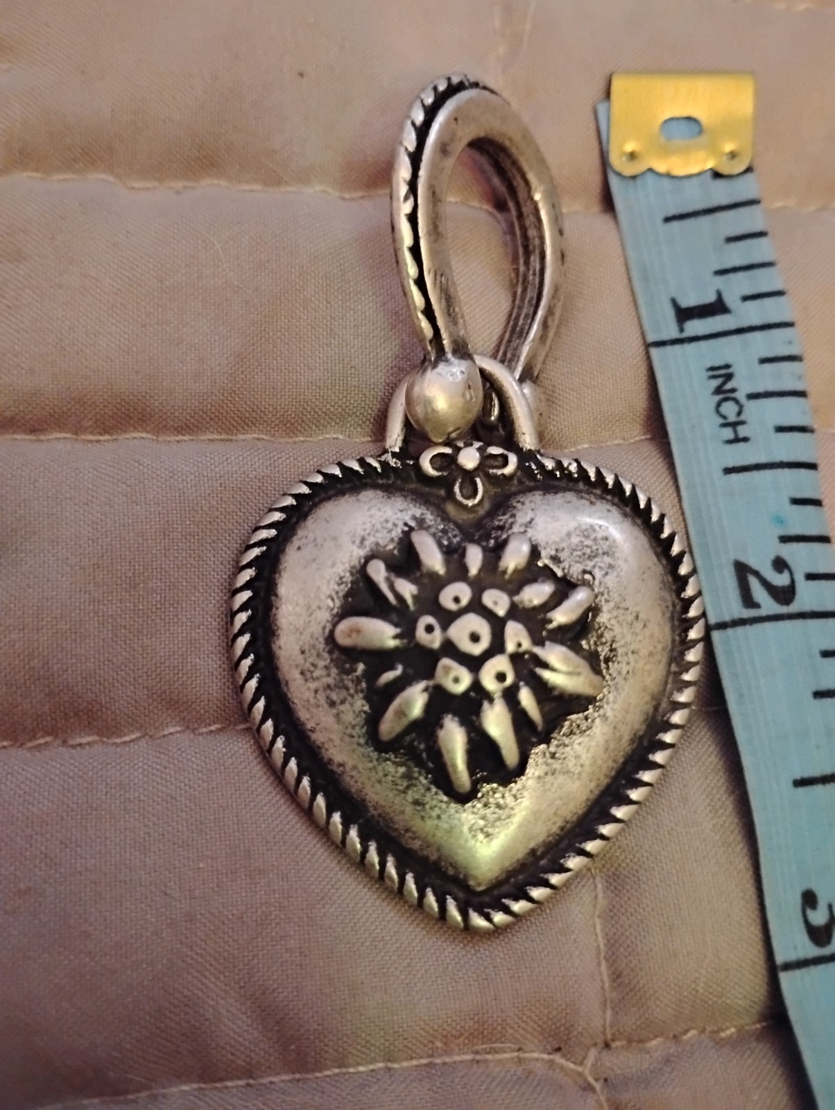 Fashion Jewelry, Germany, Edelweiss Scarf Holder unique