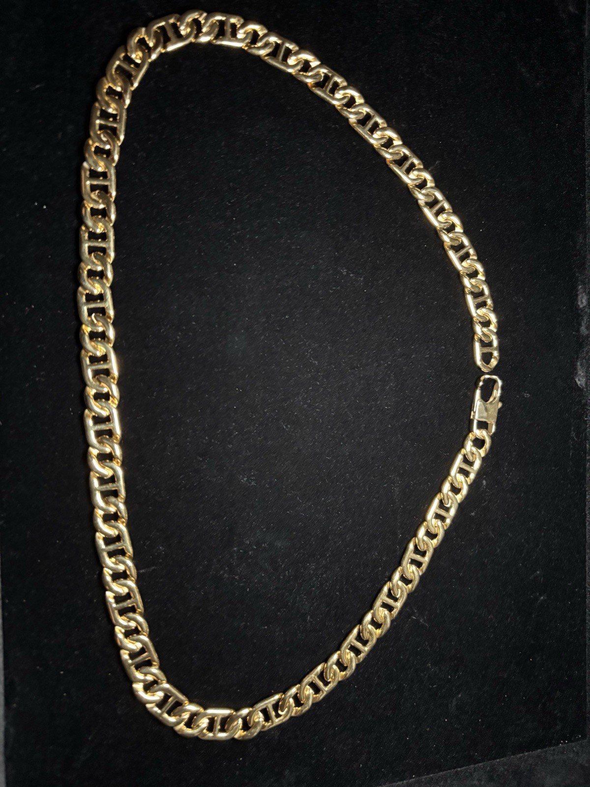 Gold Tone Stainless Steel Mariner Chain 11mm