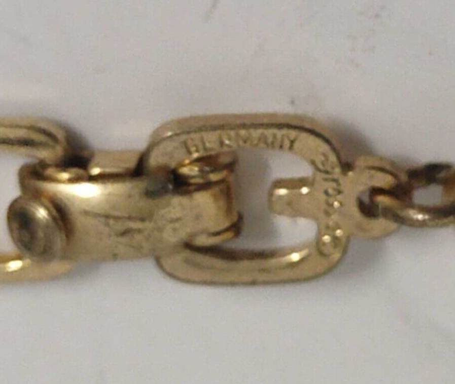 Grosse Germany Modernist Gold Plated Necklace