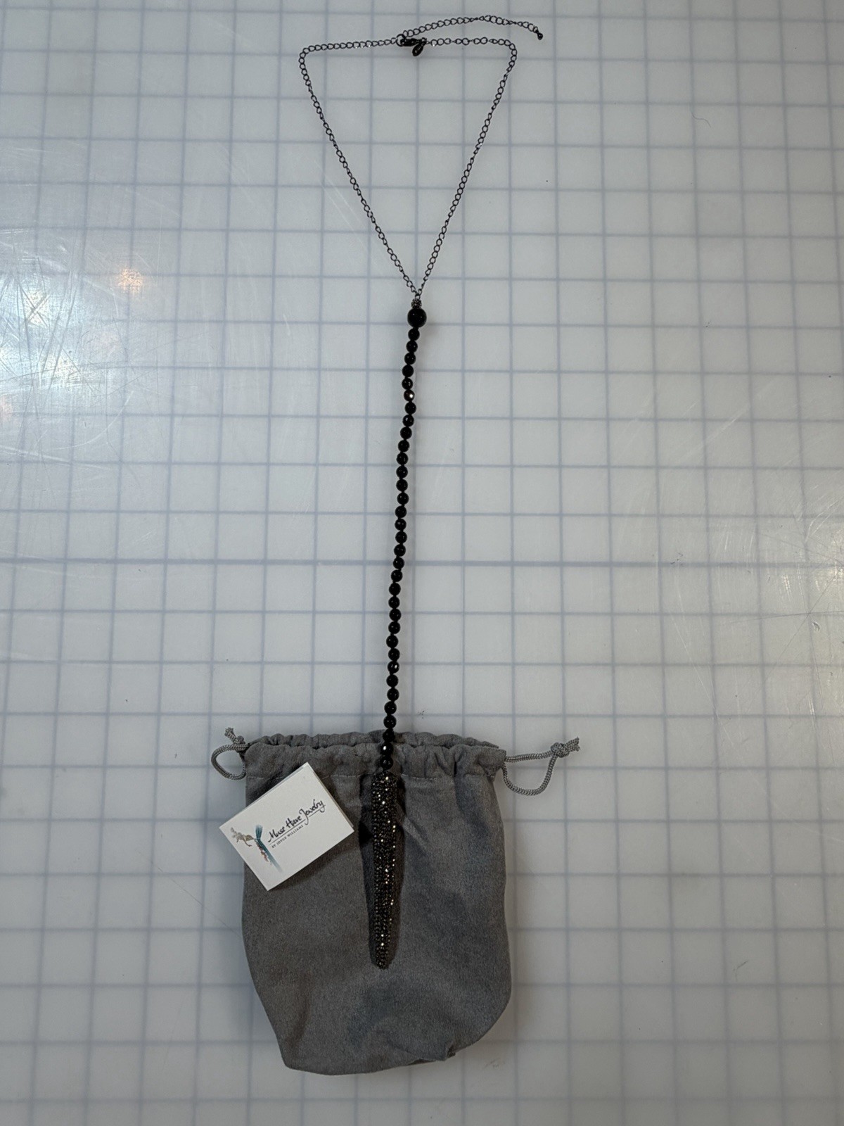 Joyce Williams pavé crystal spike pendant necklace HSN