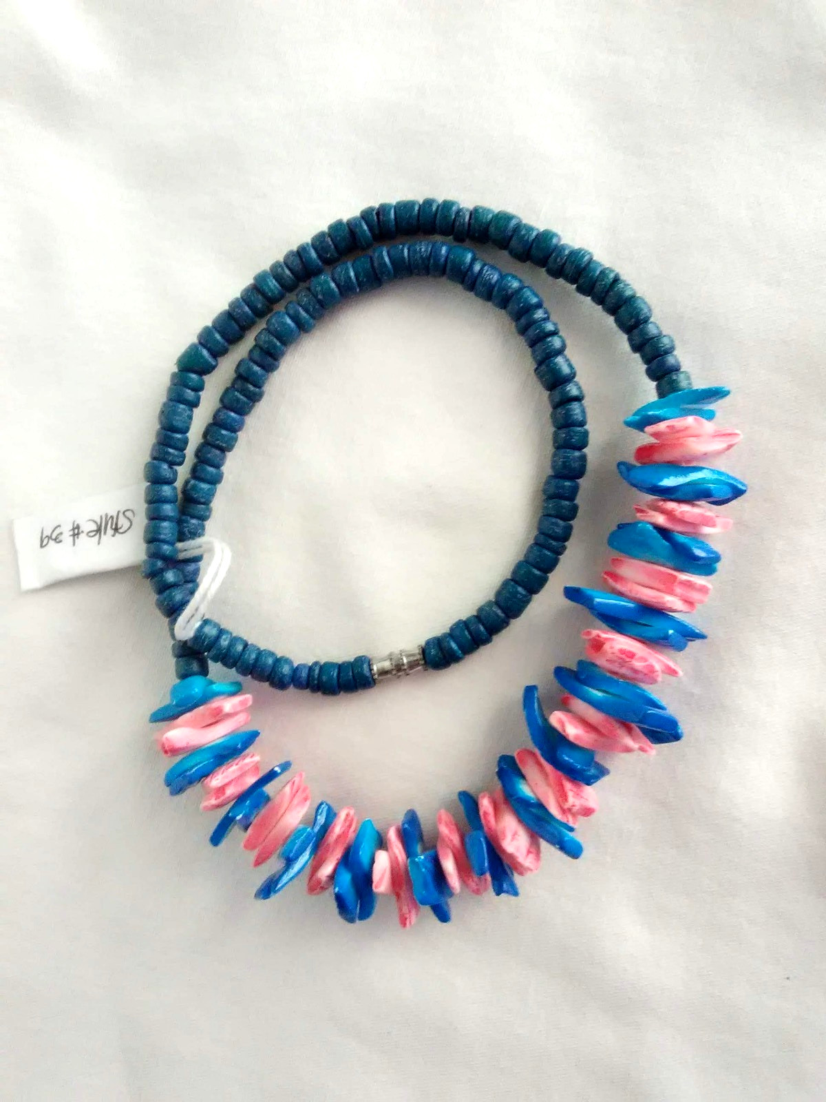 Puka shell Surfer Boho Necklace Ethnic Tribal 17.5″ Gift US Seller New
