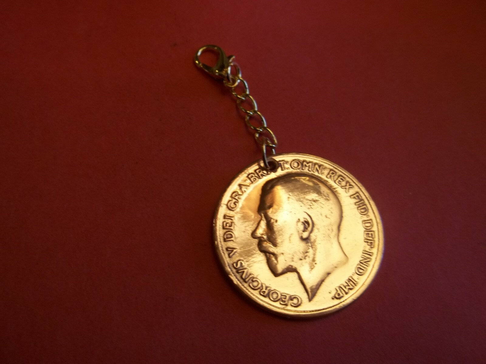 PENNY COIN – BRITANNIA – HIGHLY POLISHED PENDANT / CHARM – 1896 to 1967