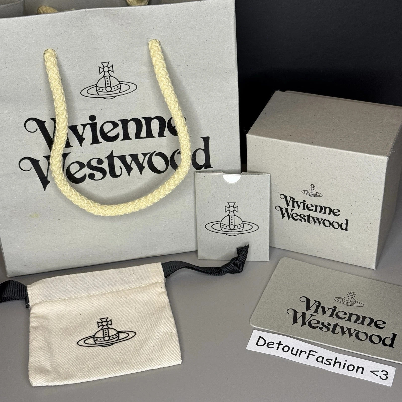 Vivienne Westwood Silver Mini Bas Relief Necklace WITH BOX