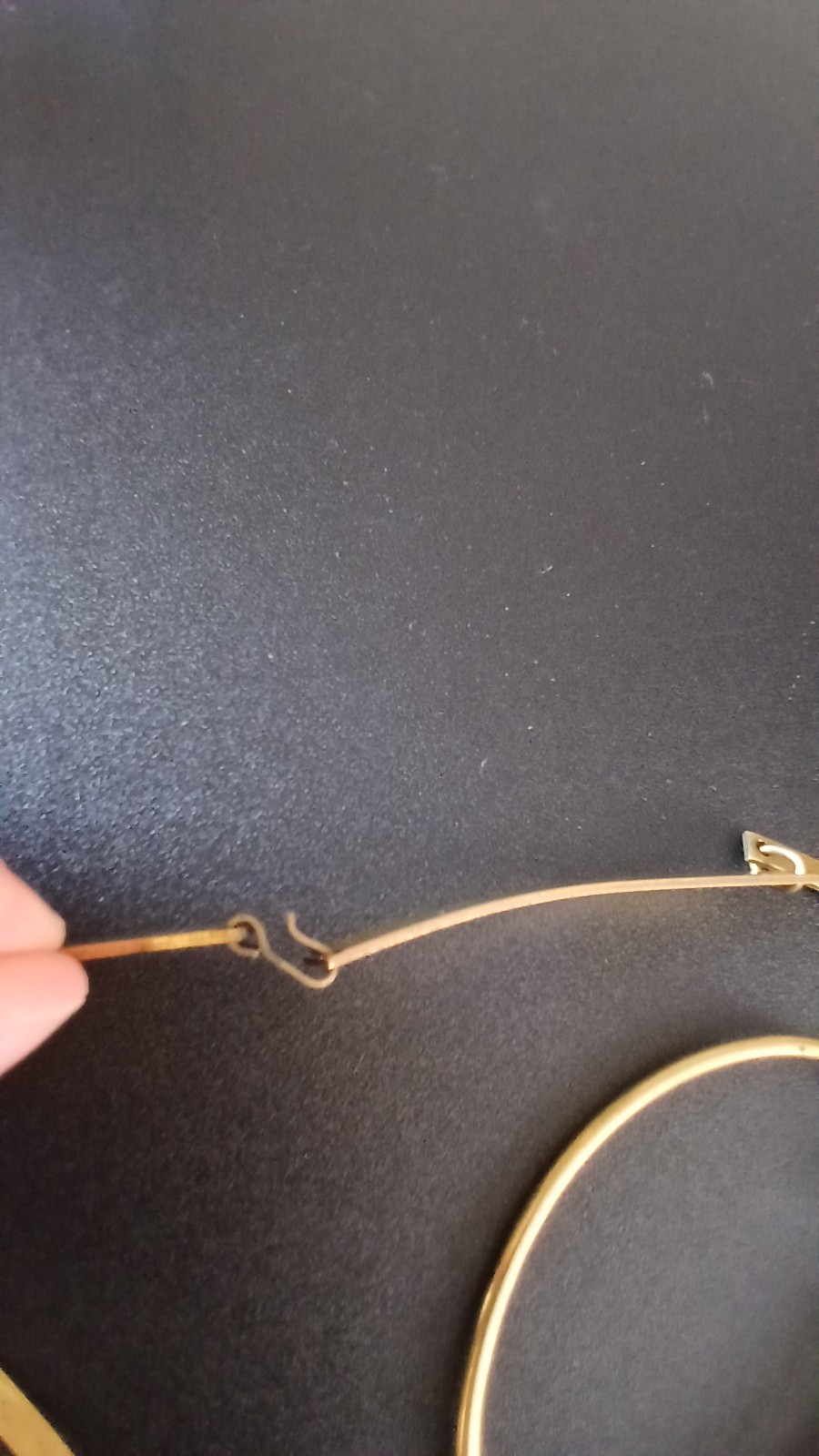 Brass Necklace And Bangle With Beautiful Enamel Design Hook Clasp