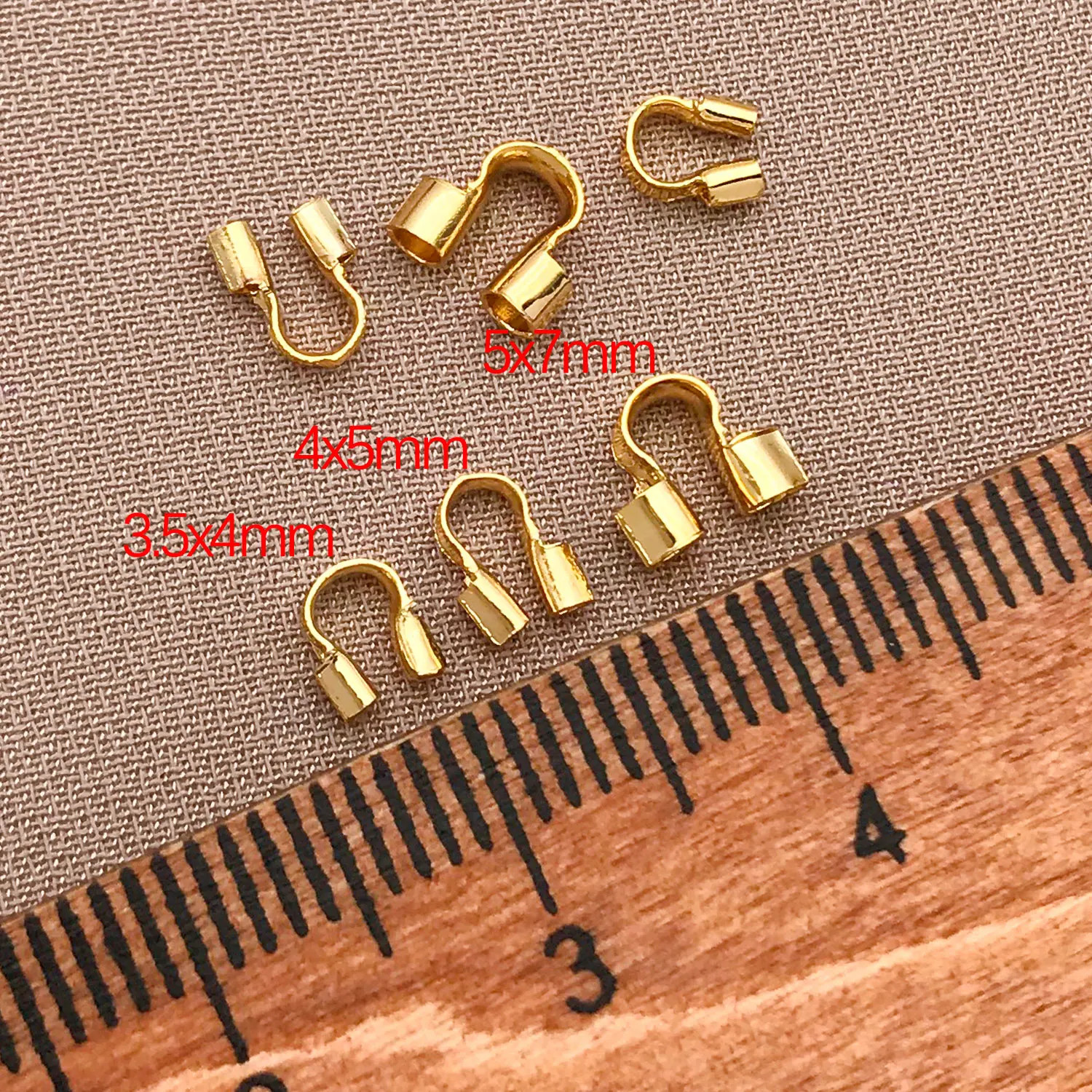 Mix 20Pcs 18K Copper Plated Real Golden Thick Silvery U-Shaped Horseshoe Closure