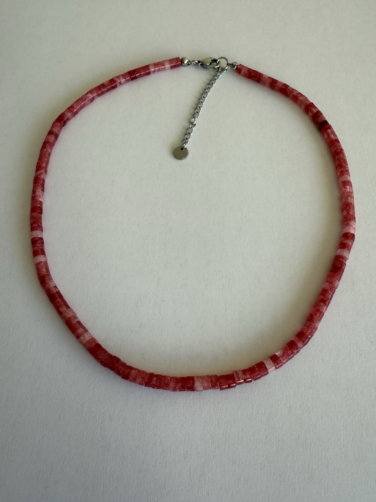 Women’s men’s natural stone stainless steel handmade fashion strong necklace her