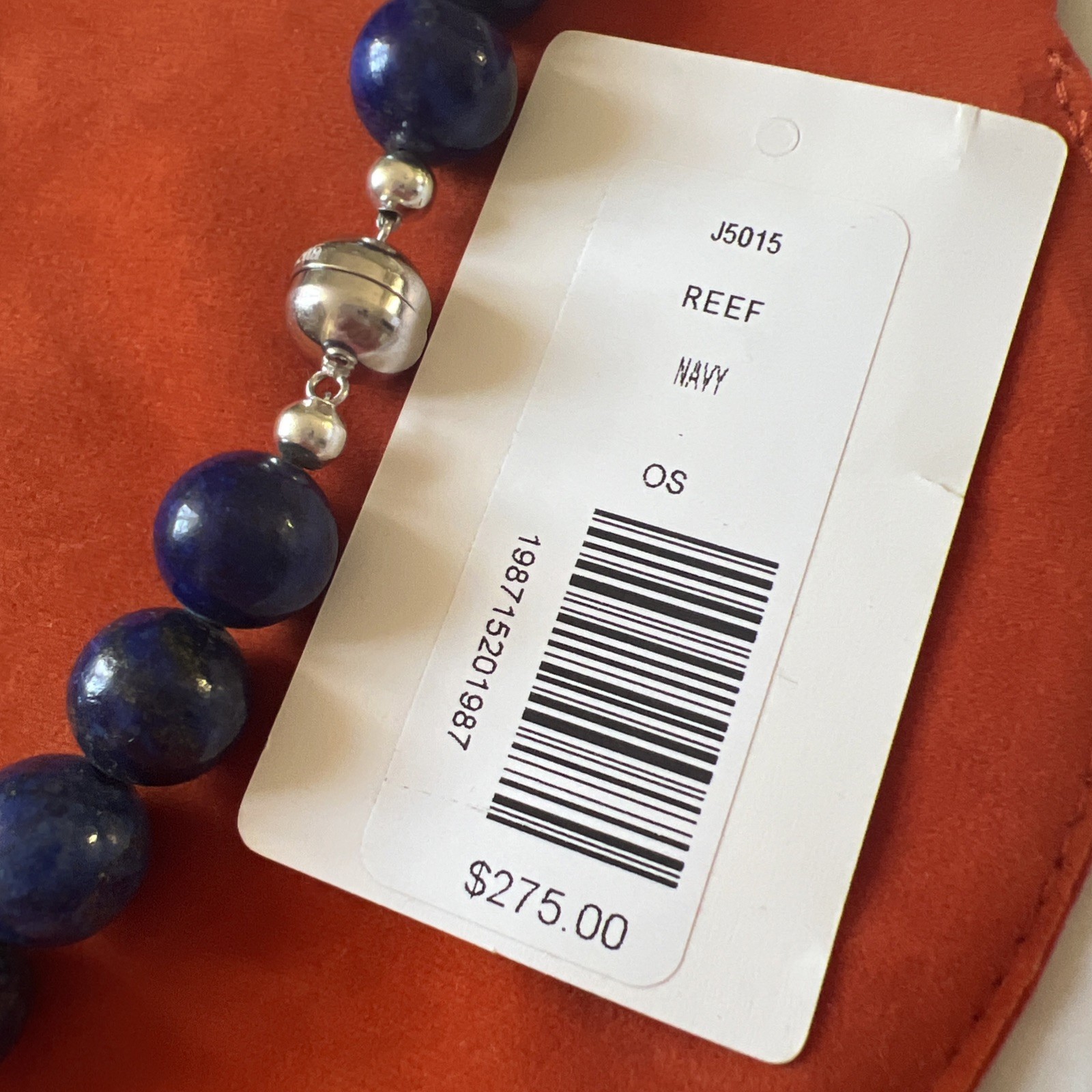 JULIETTA Lapis Lazuli Blue Necklace Magnetic fastening NWT
