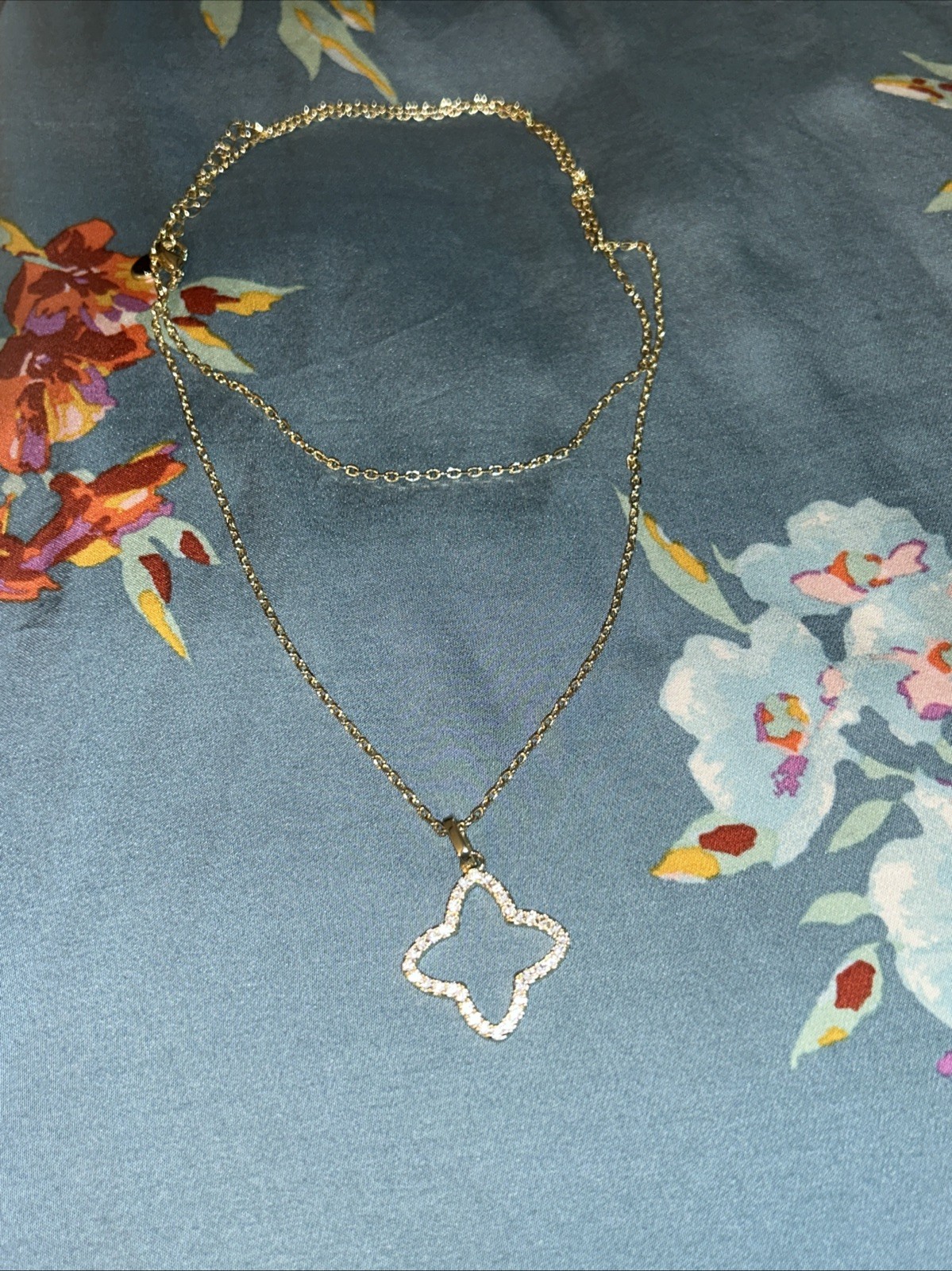 Rivka Friedman 36 Inch Flower Pendant Necklace