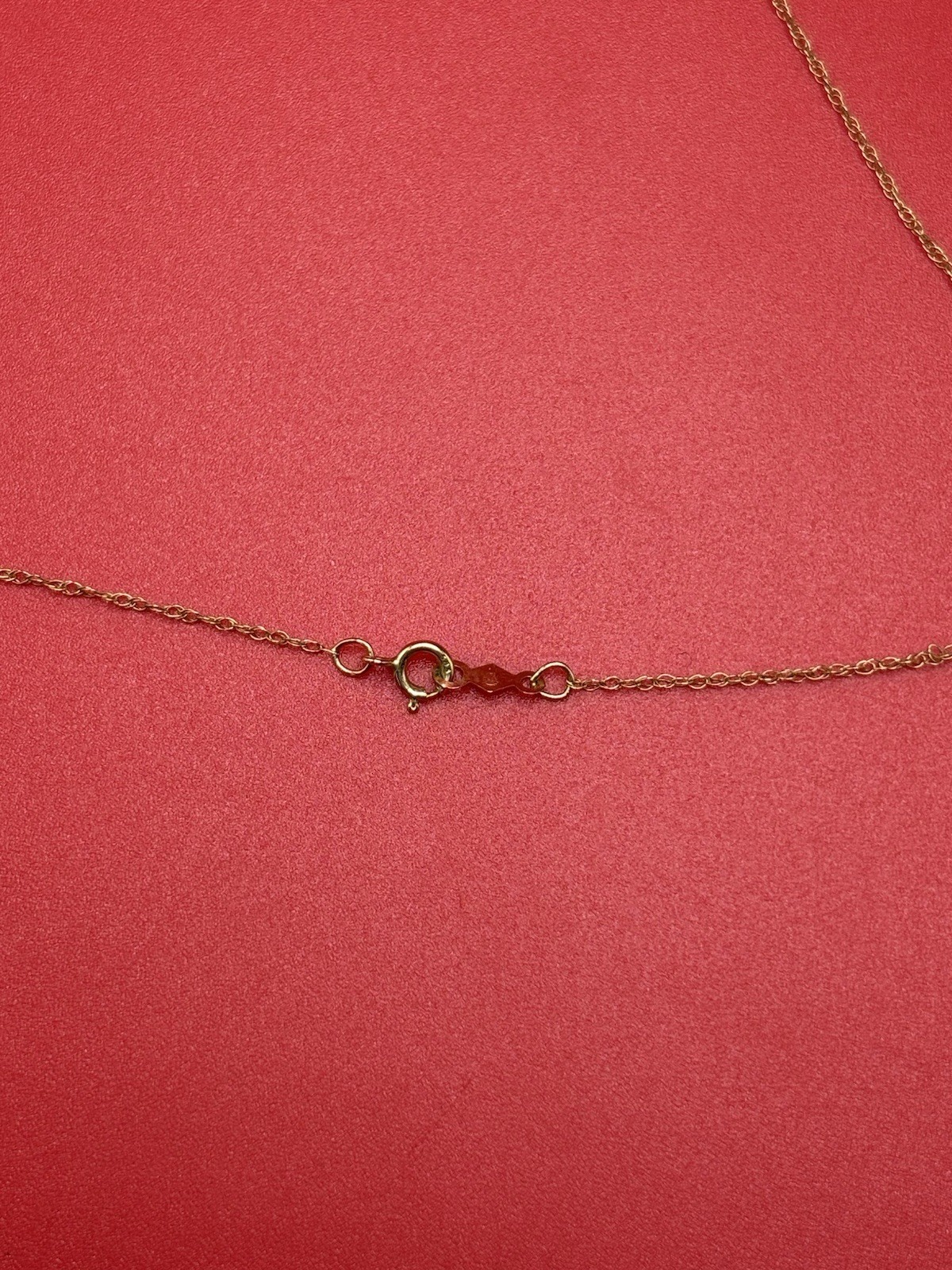 14k Yellow Gold Necklace Diamond and Tanzanite Pendant