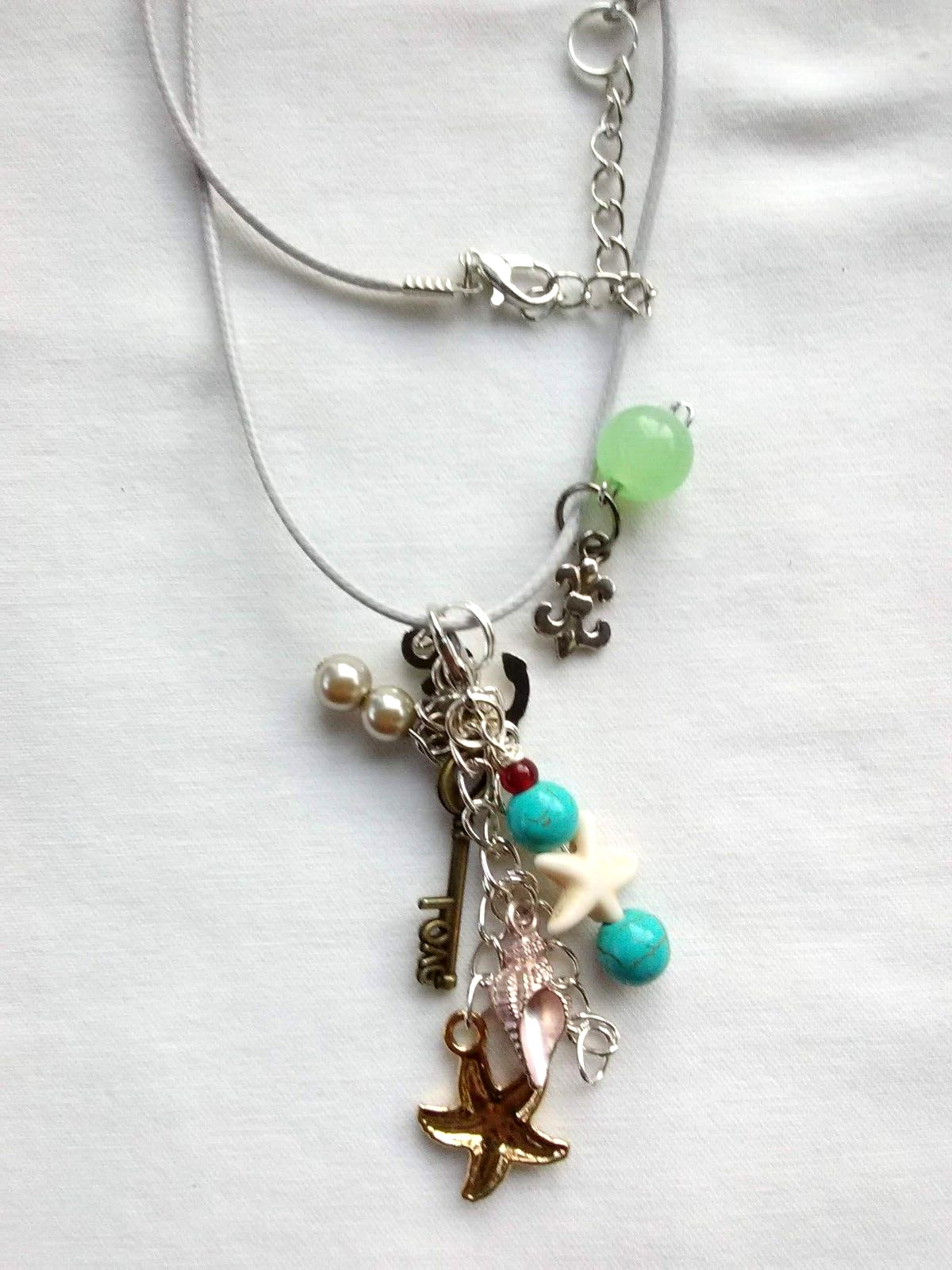 Boho Nautical Teens Women Boho Trendy Necklace 20″ Gift USA Seller New